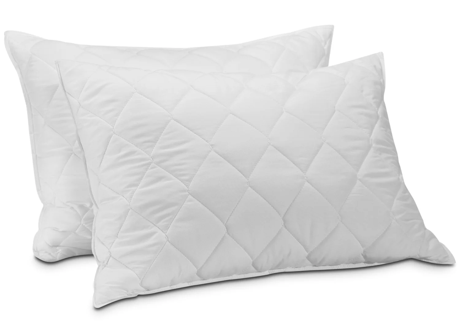 2 Memory Foam Pillows & Queen Luxury Sheet Set - Image 3