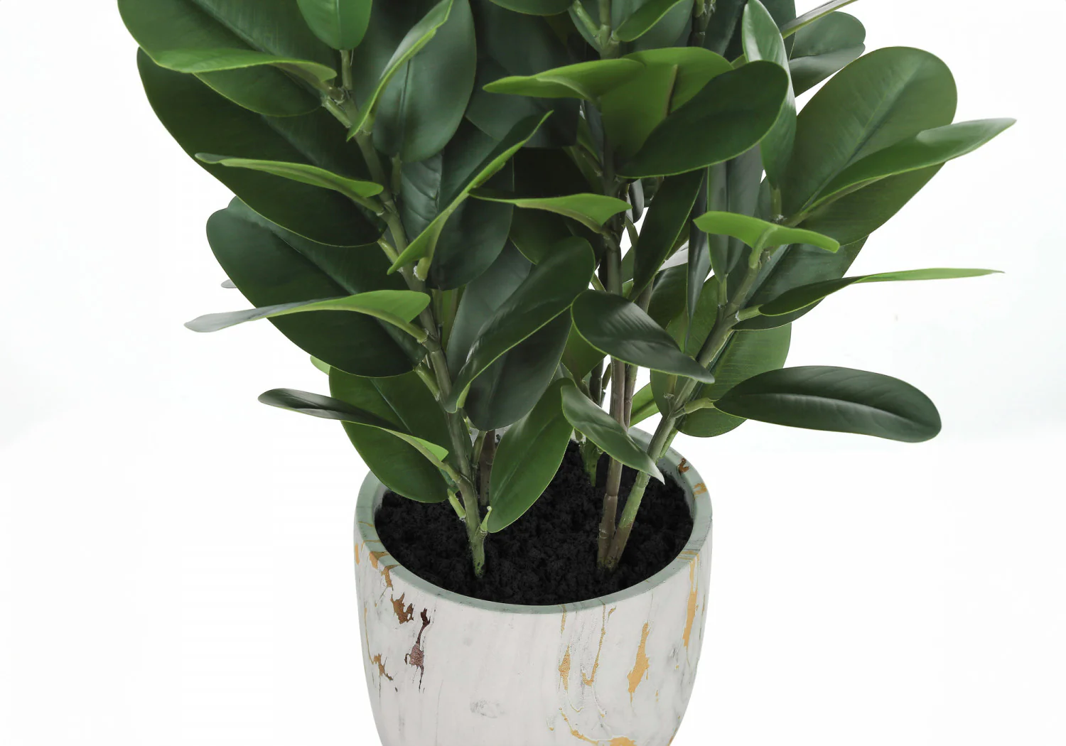 31" Garcinia Tree With 7" Marble-look Pot - Green - Image 4