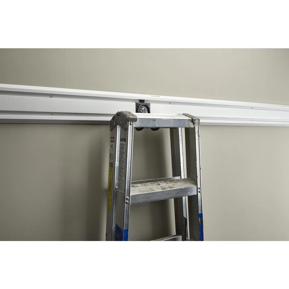 4' Wide Geartrack® Channels (2-pack) - Light Gray Wall Accessory - Image 3