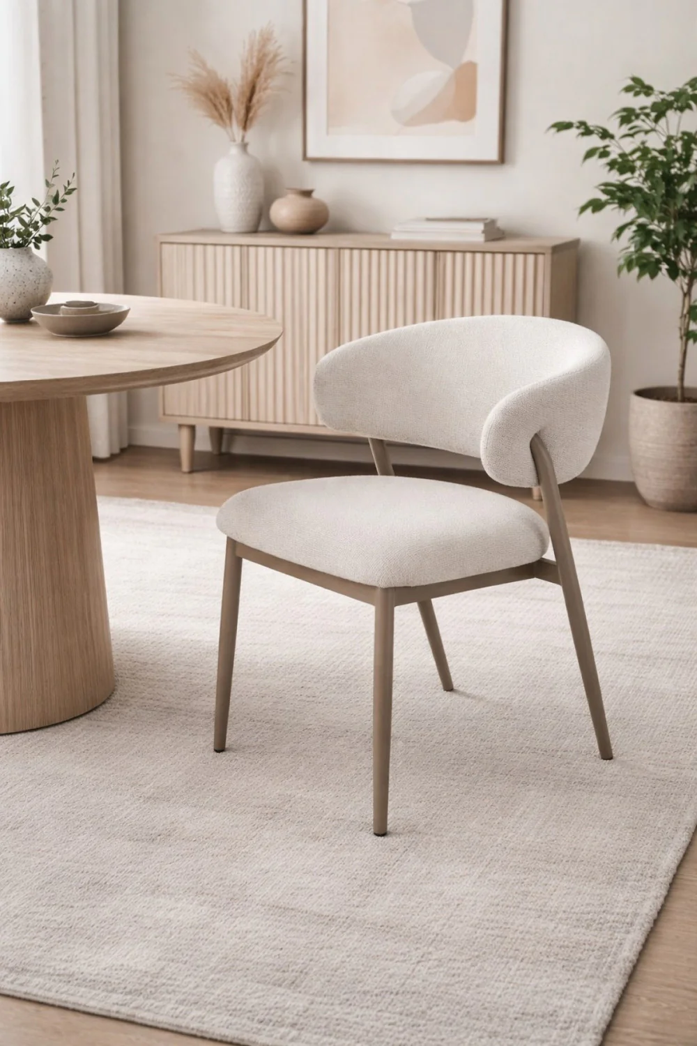 Abbott Dining Chair - Soft Grey - Set of Two - Image 10