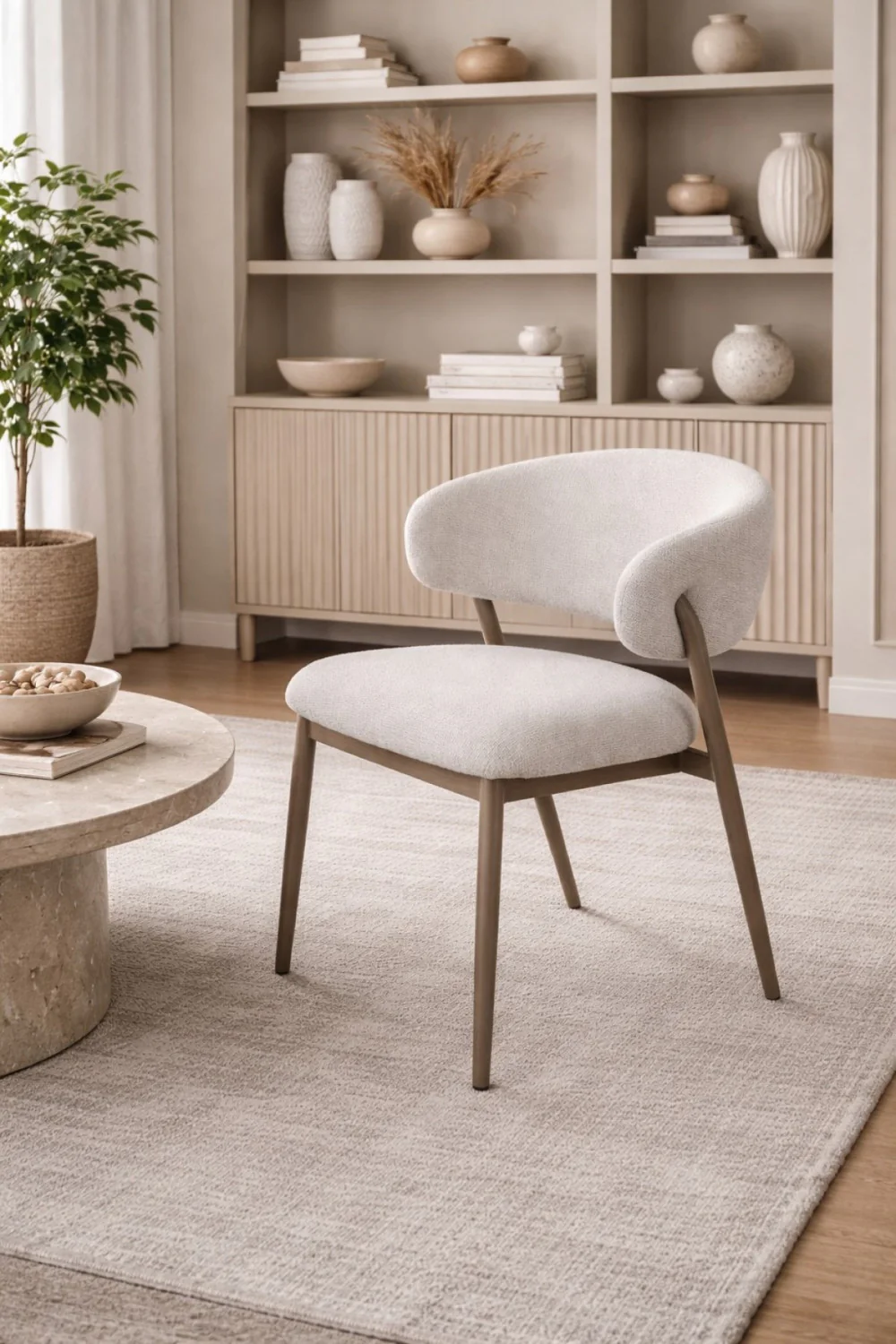 Abbott Dining Chair - Soft Grey - Set of Two - Image 9