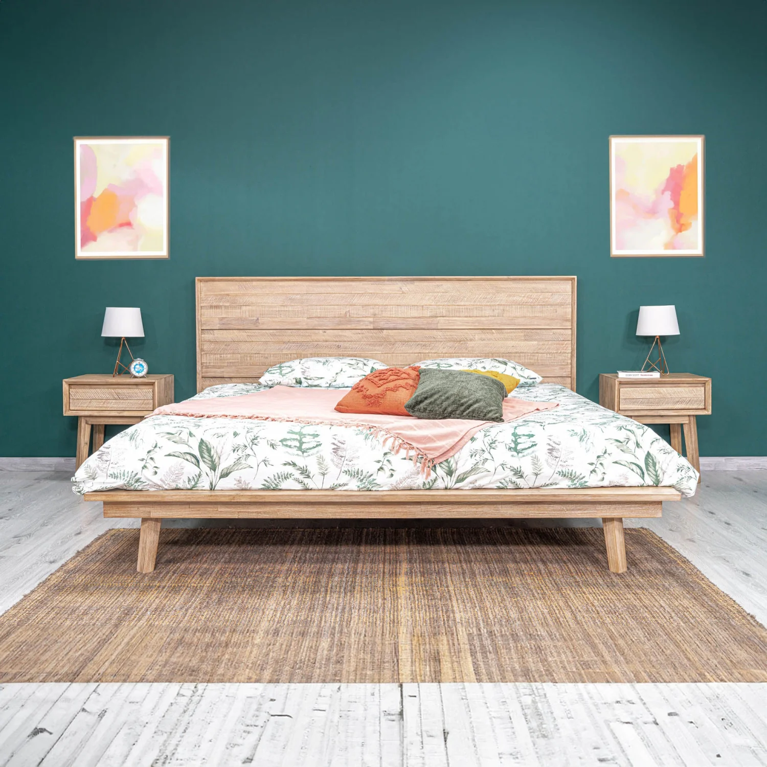 Abenra 1 Drawer Night Table - Light Driftwood - Image 2