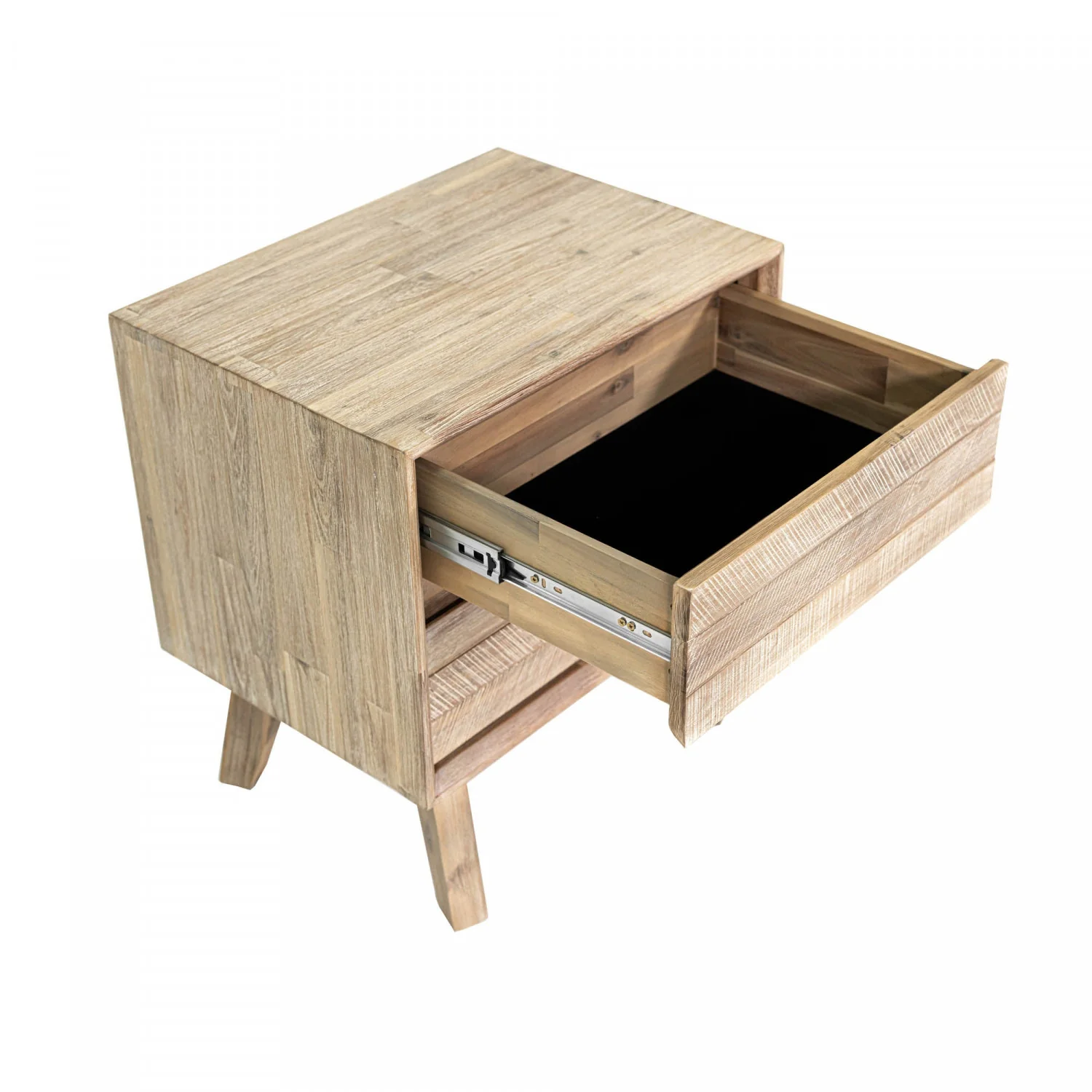 Abenra 2 Drawer Night Table - Light Driftwood - Image 16