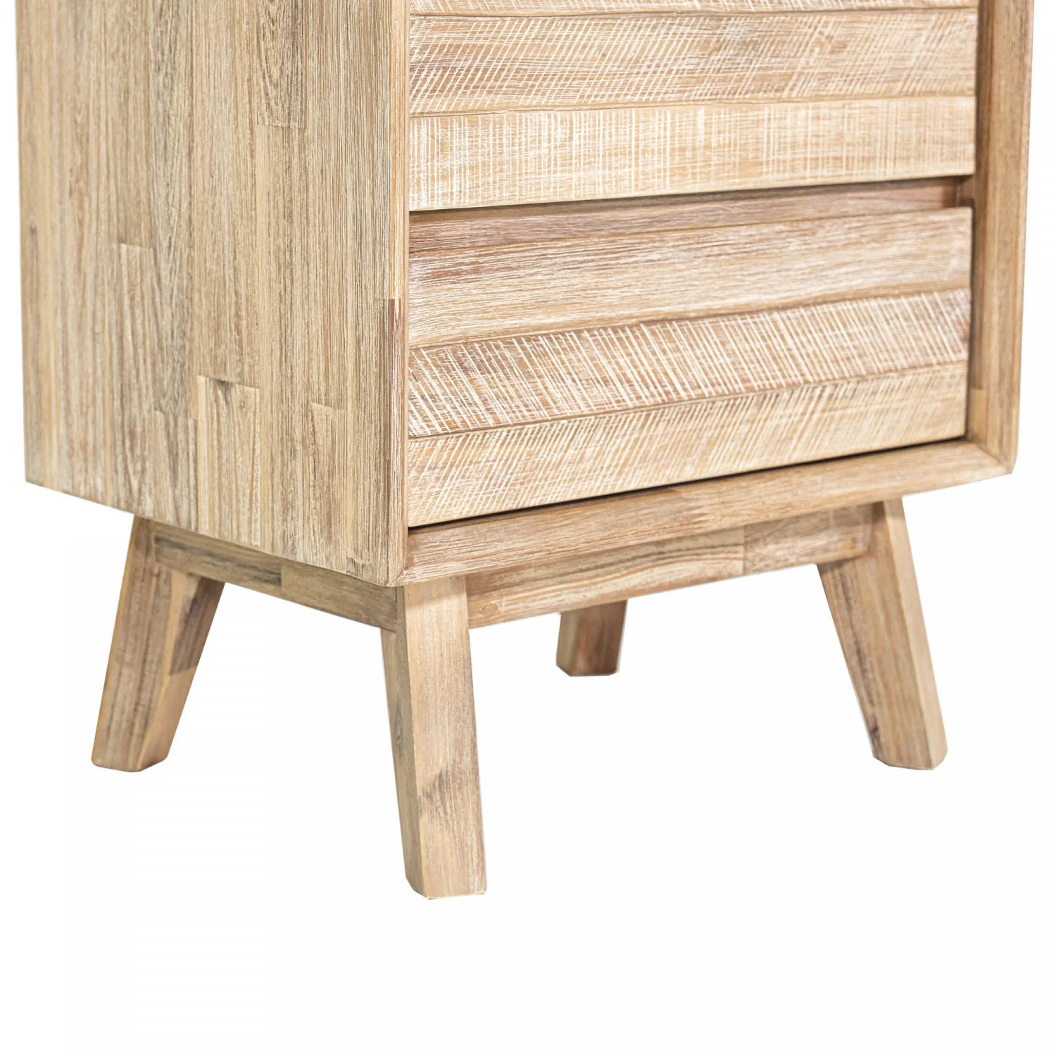 Abenra 2 Drawer Night Table - Light Driftwood - Image 17