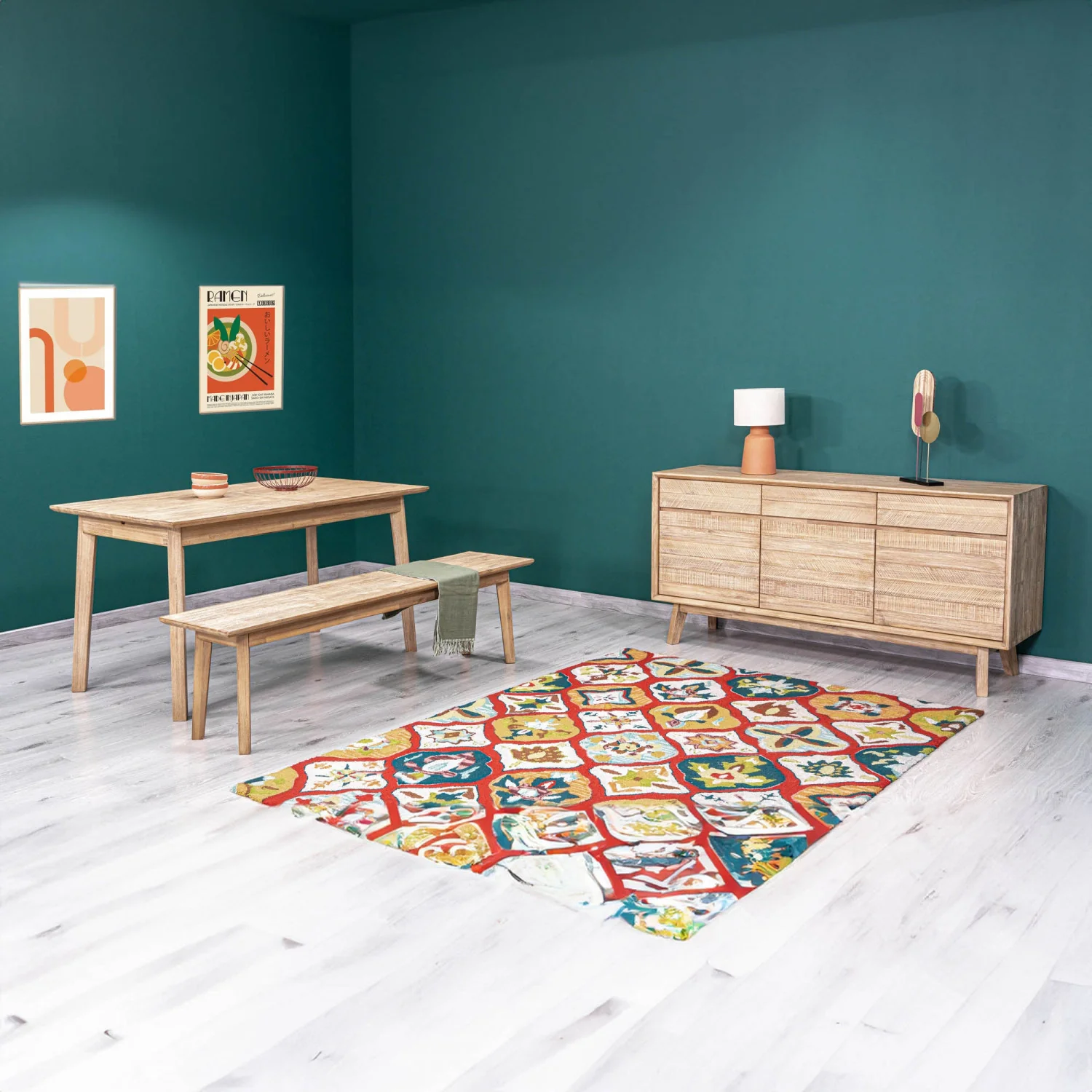 Abenra Bench - Light Driftwood - Image 2