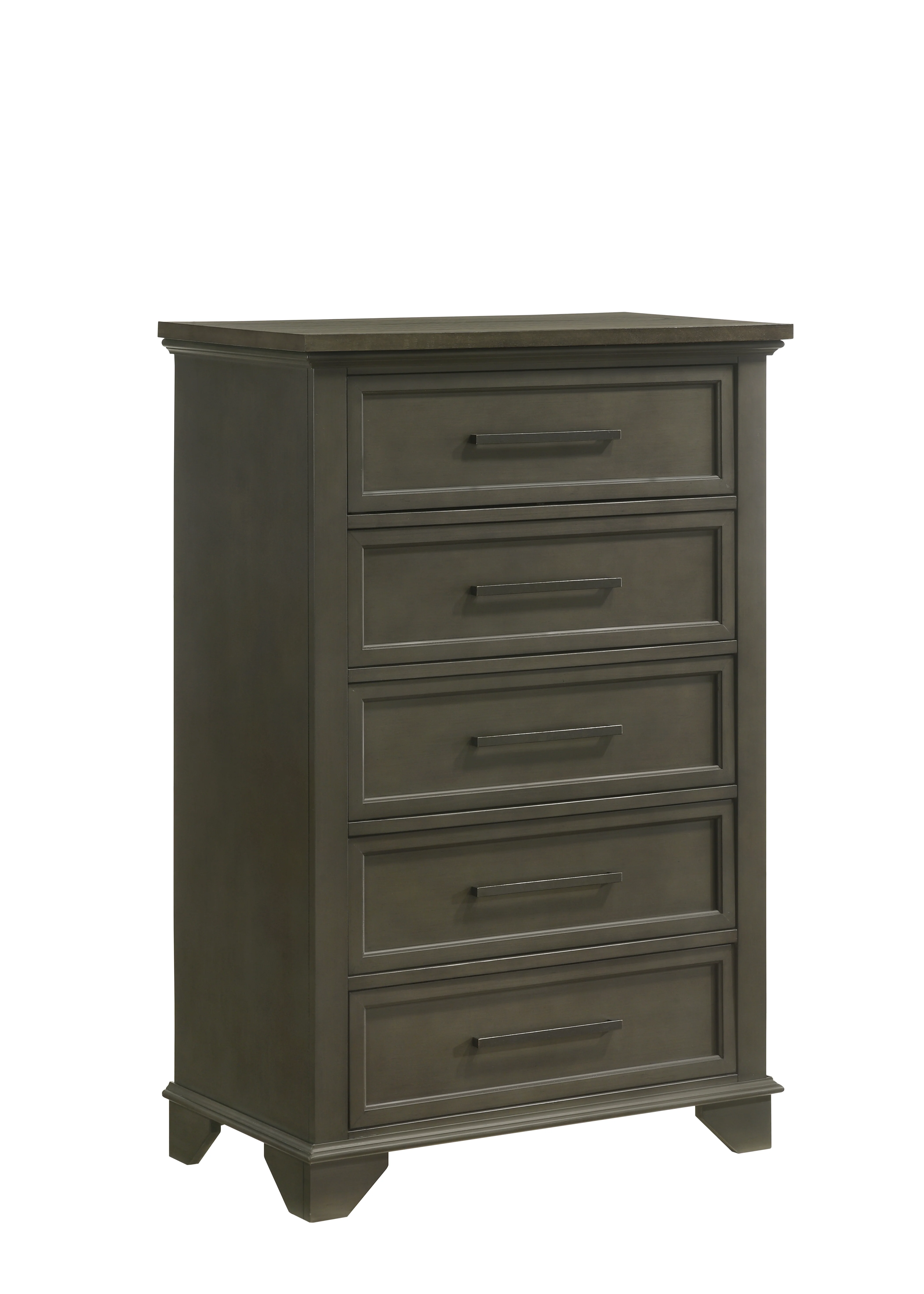 Abigail 5-Piece Queen Bedroom Package - Grey - Image 4