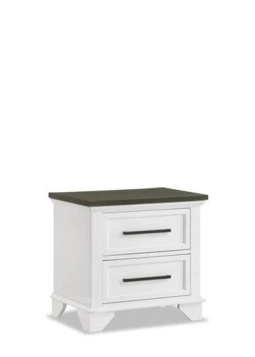 Abigail 5-Piece Queen Bedroom Package - White and Grey - Image 4