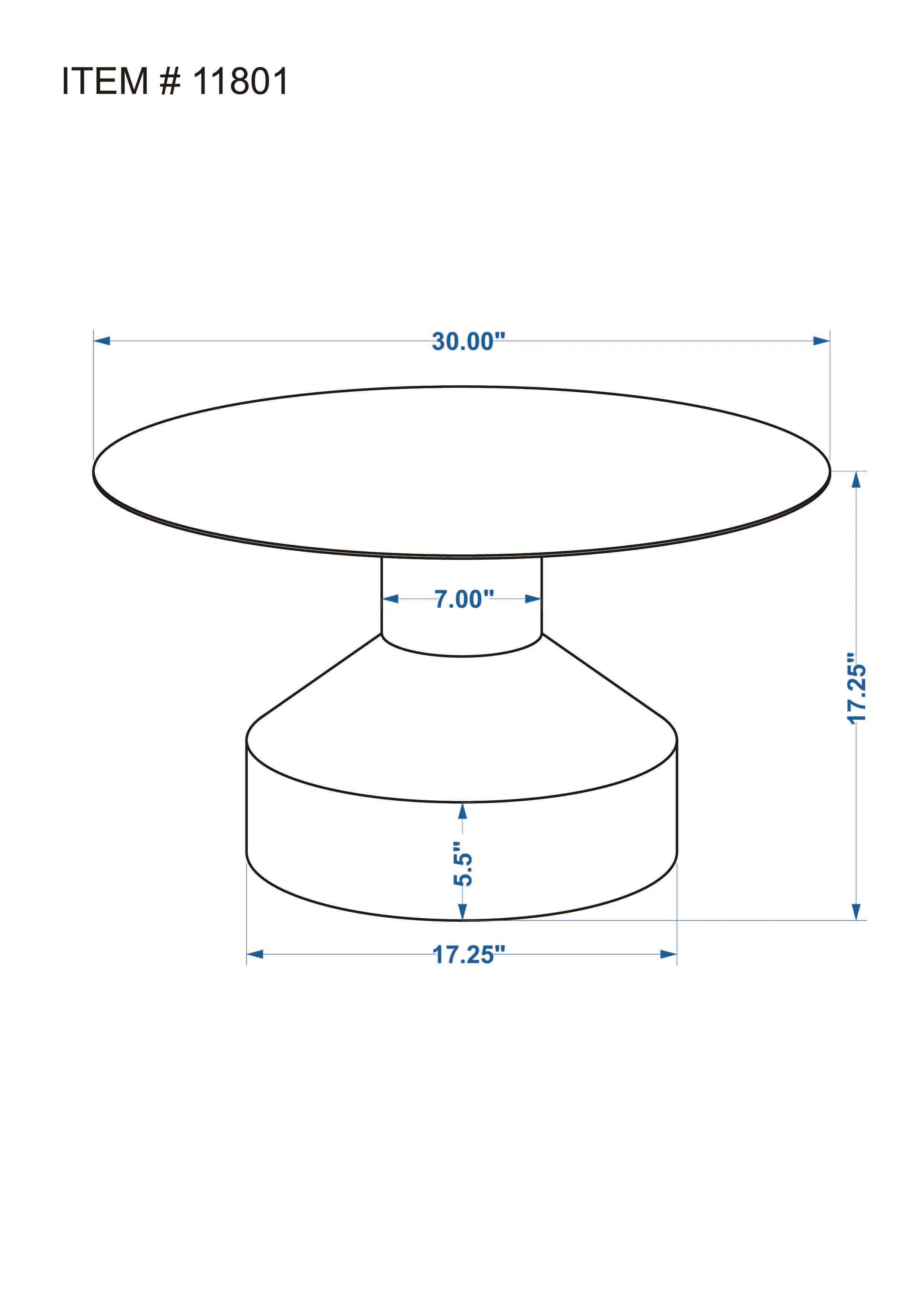 Abra Coffee Table - Black - Image 7