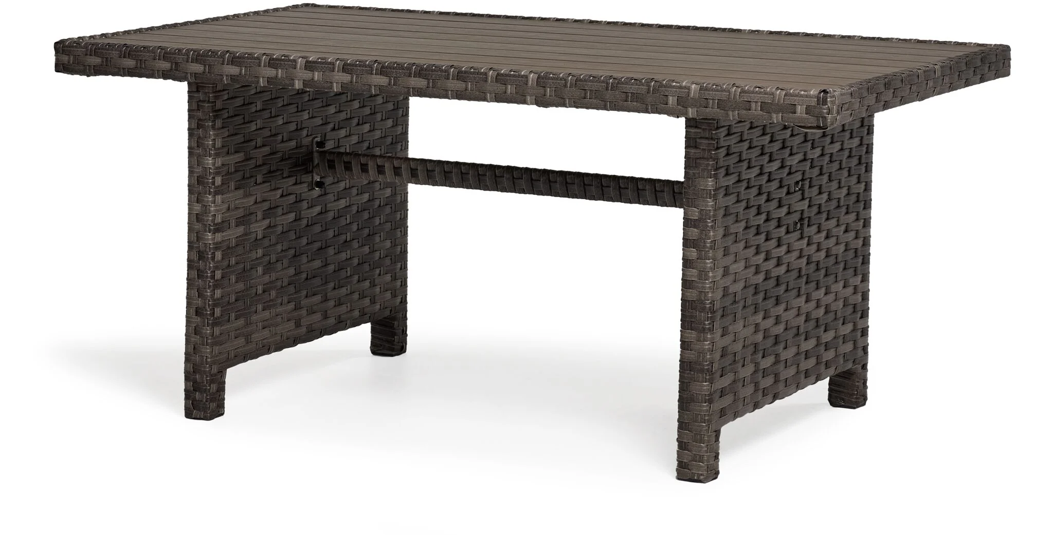 Acadia 4-Piece Outdoor Banquette Set - Grey, Beige - Image 3