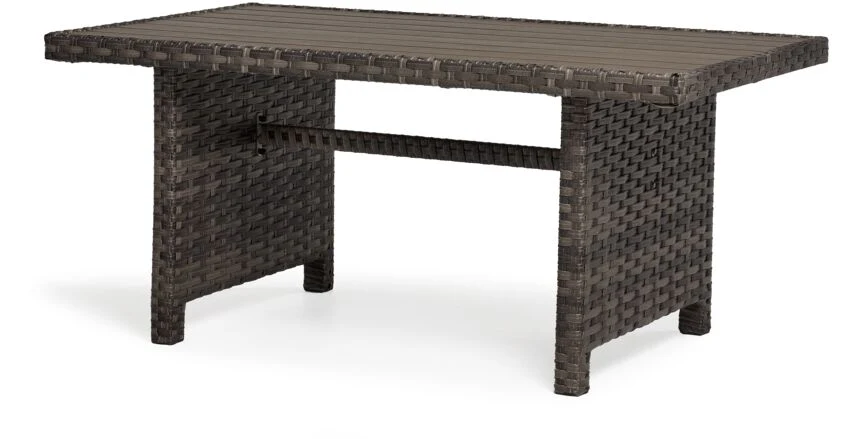 Acadia 6-Piece Banquette Outdoor Furniture - Grey, Beige - Image 10