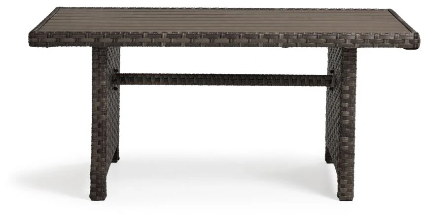 Acadia 6-Piece Banquette Outdoor Furniture - Grey, Beige - Image 11