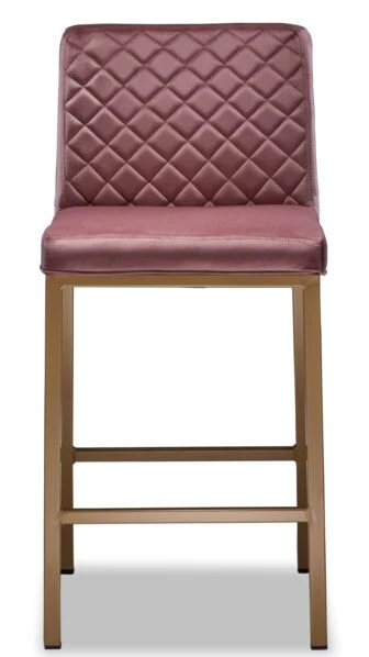 Acie Counter Height Stool - Rose Dust - Image 2