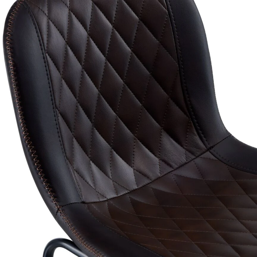 Adrien Upholstered Counter Height Stool - Brown - Image 3