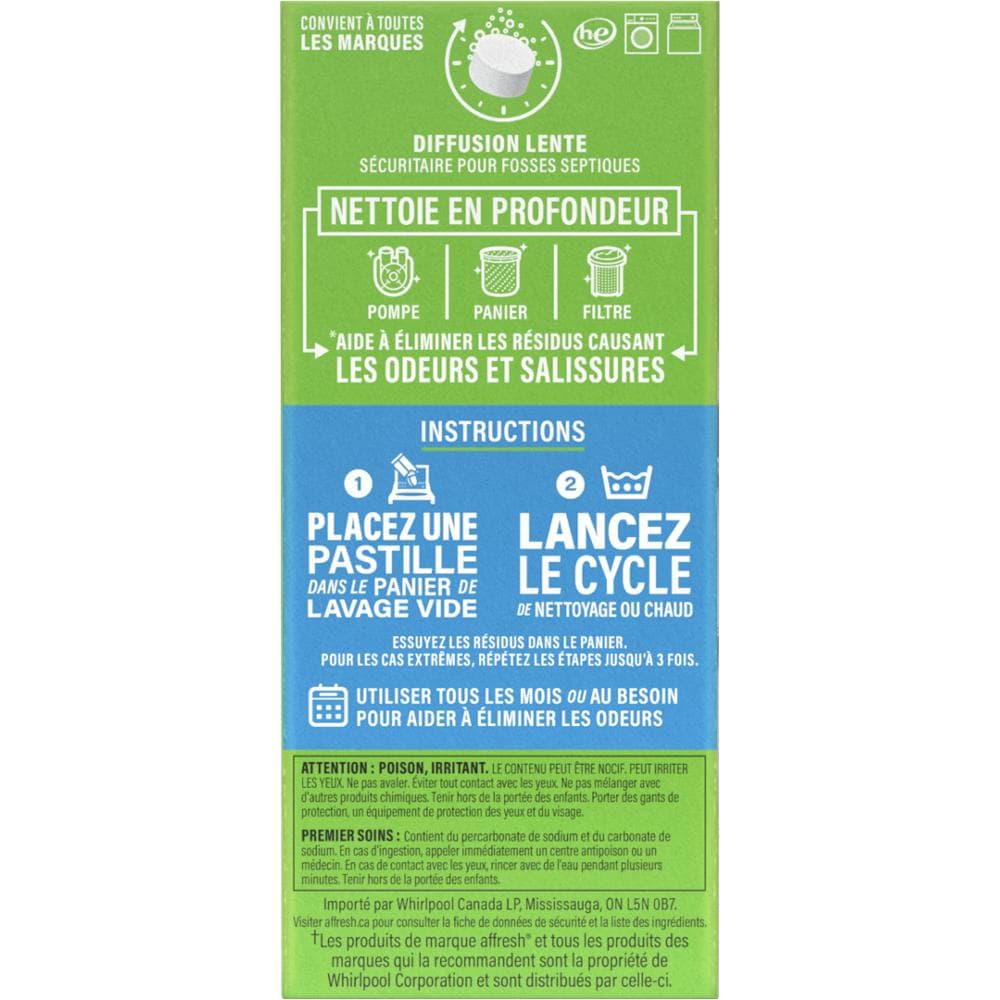 Affresh® Washing Machine Cleaner Tablets (3 Count Carton) - W10549845B - Image 10