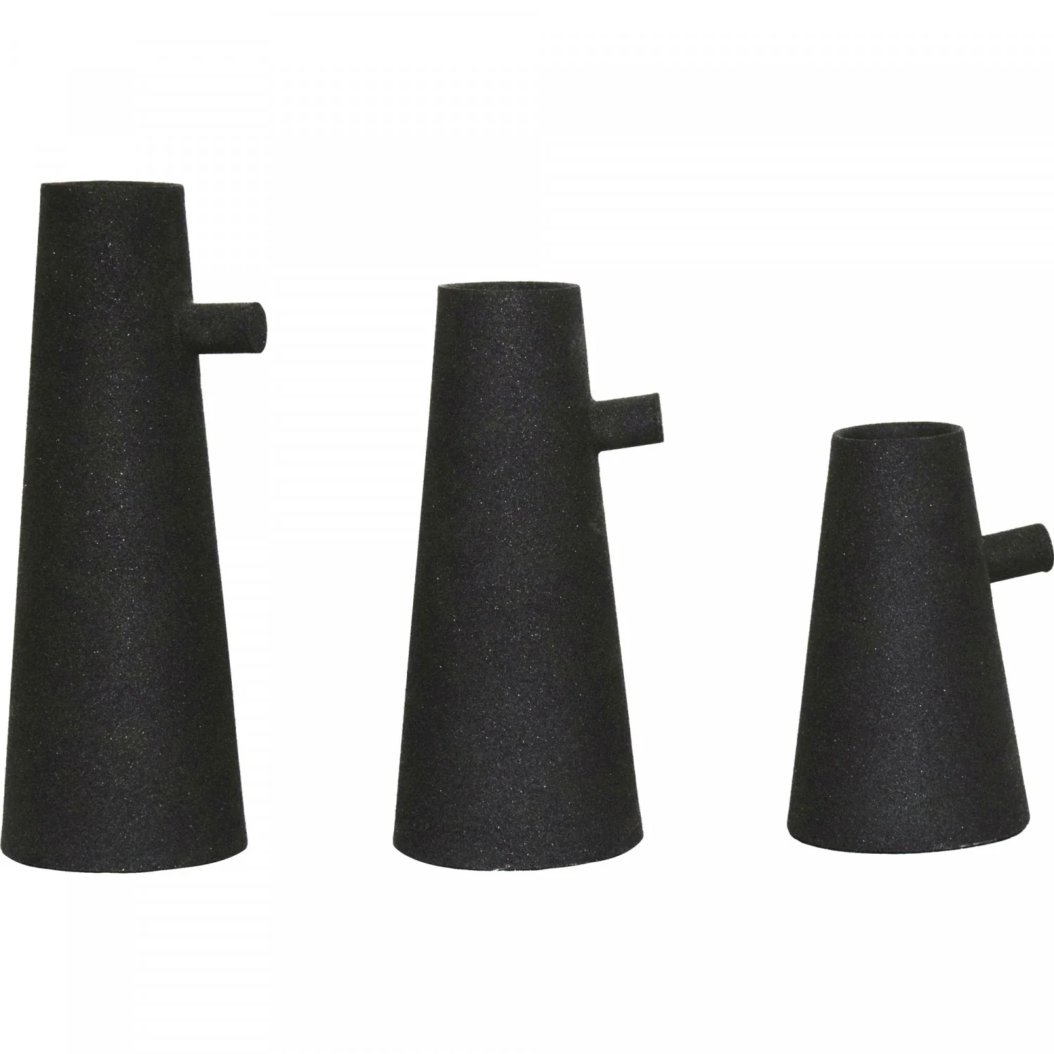 Aflyntia Vase - Matte Black - Set of Three - Image 2