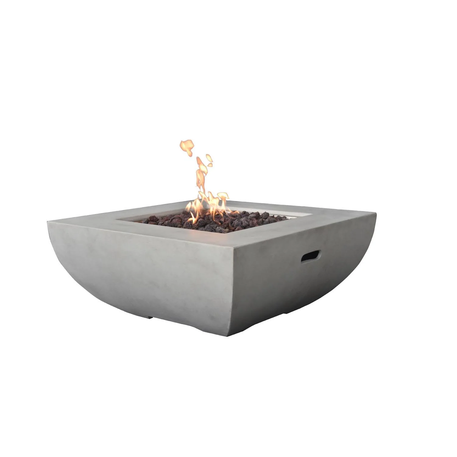 Agung Concrete Lava Stone Fire Table – Natural Gas - Image 4