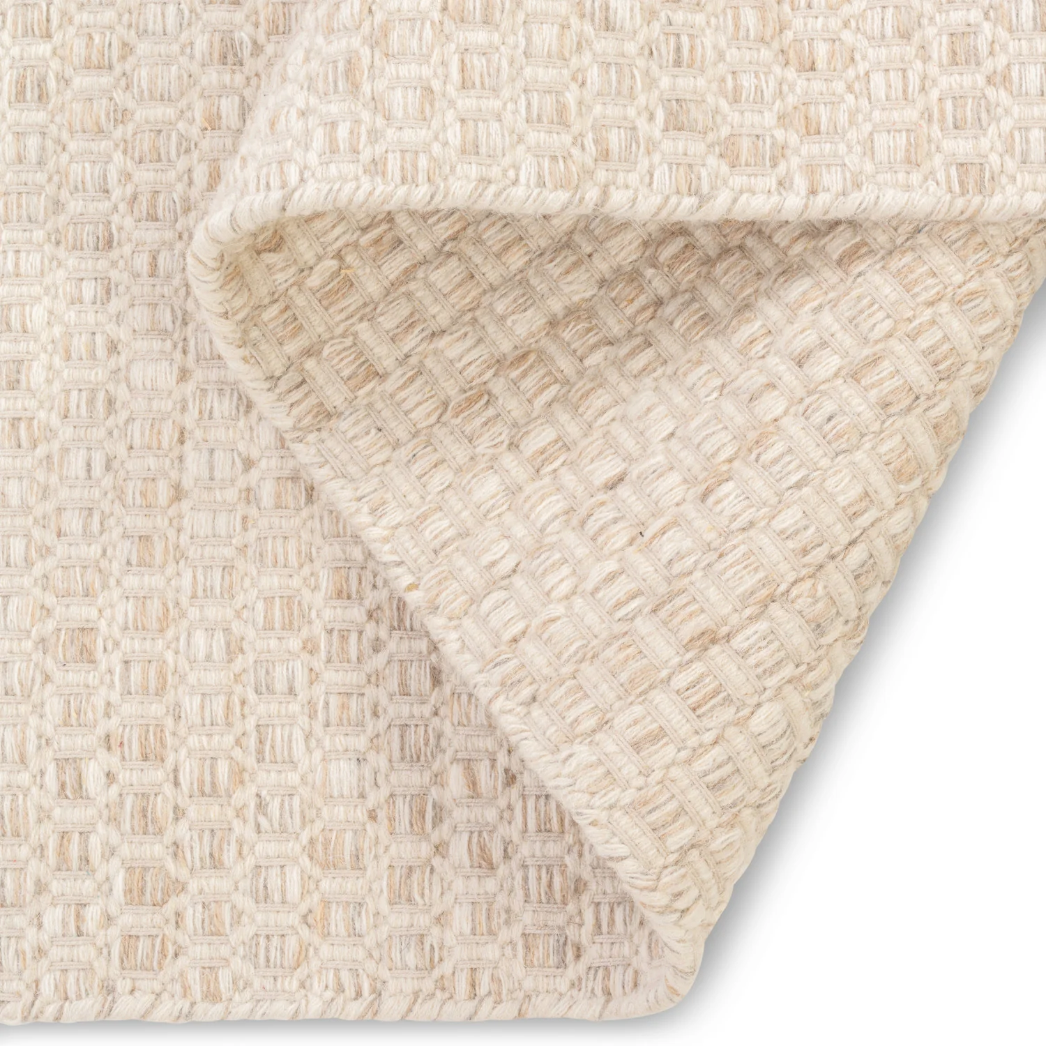 Alaska Reversible Modern Rug - 5' x 8' - Oatmeal - Image 2