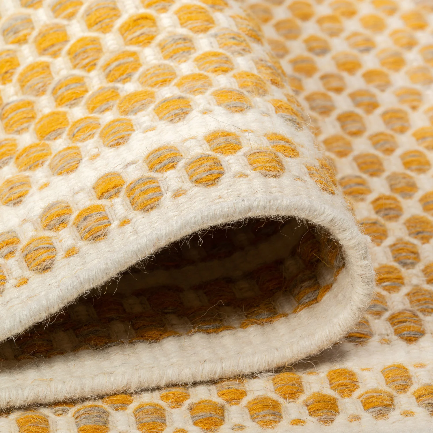 Alaska Reversible Modern Rug - 9' x 12' - Yellow - Image 2
