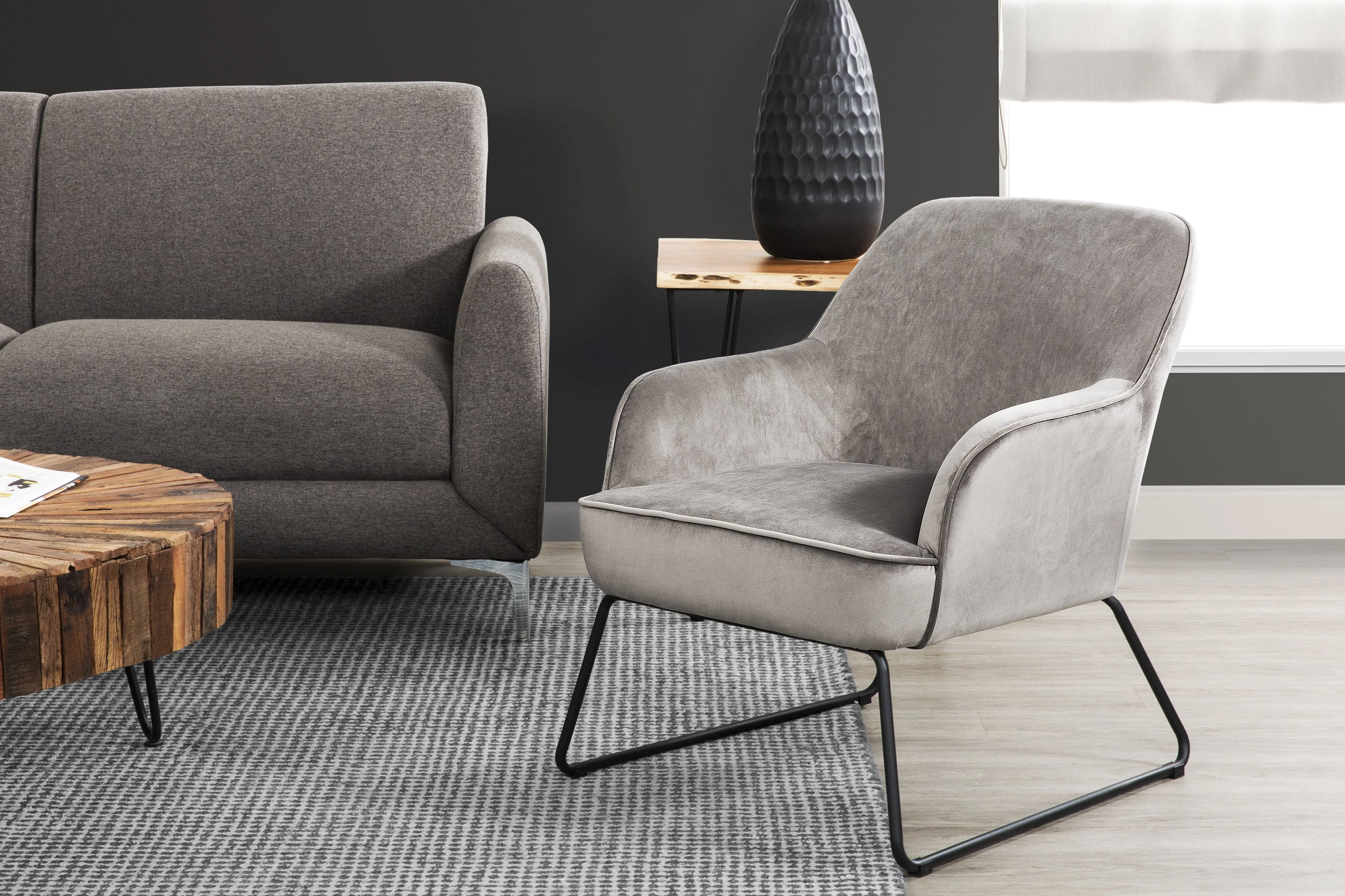 Alea Accent Chair - Slate - Image 2