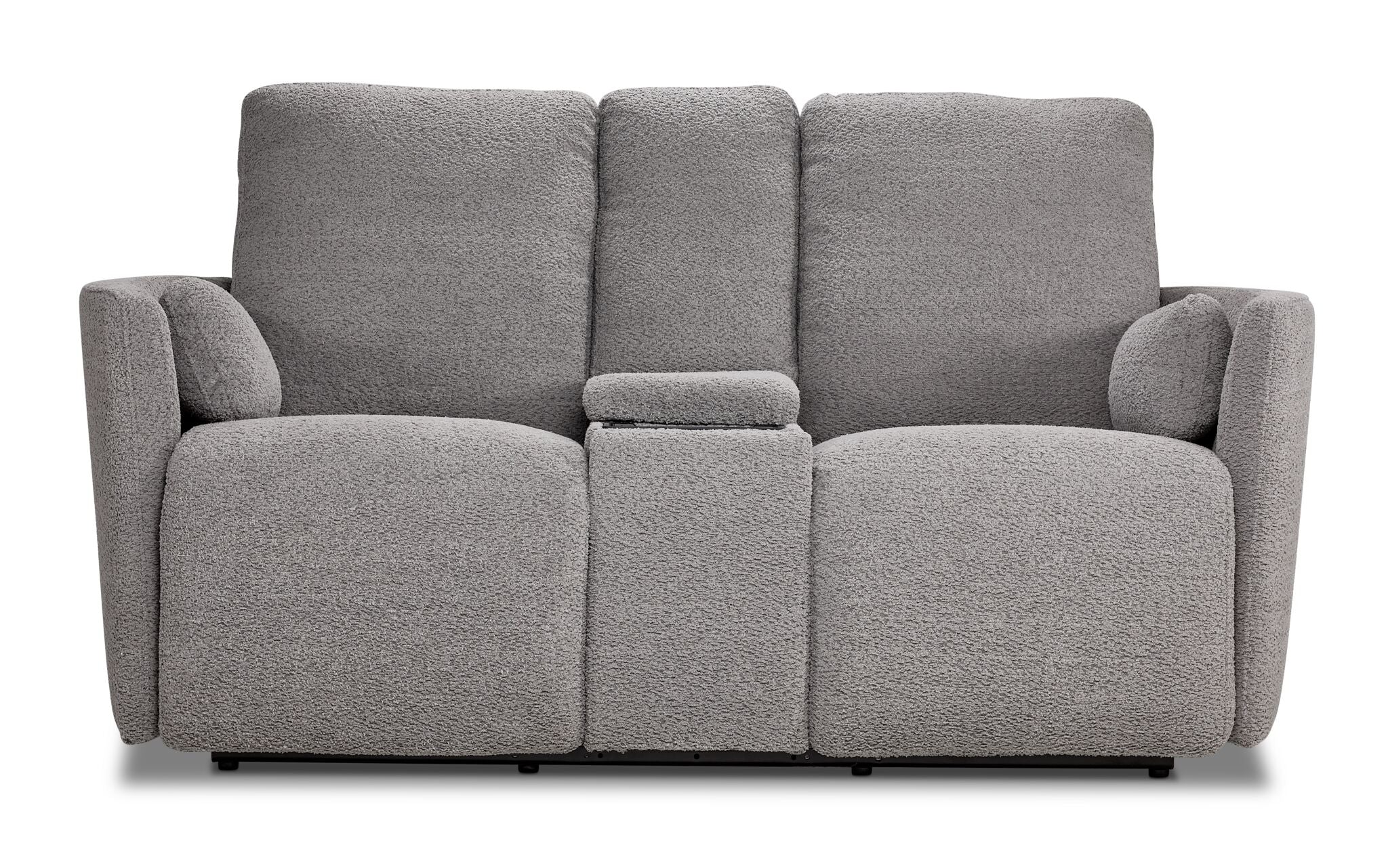 Alexis Power Reclining Loveseat with Console - Grey - Image 2