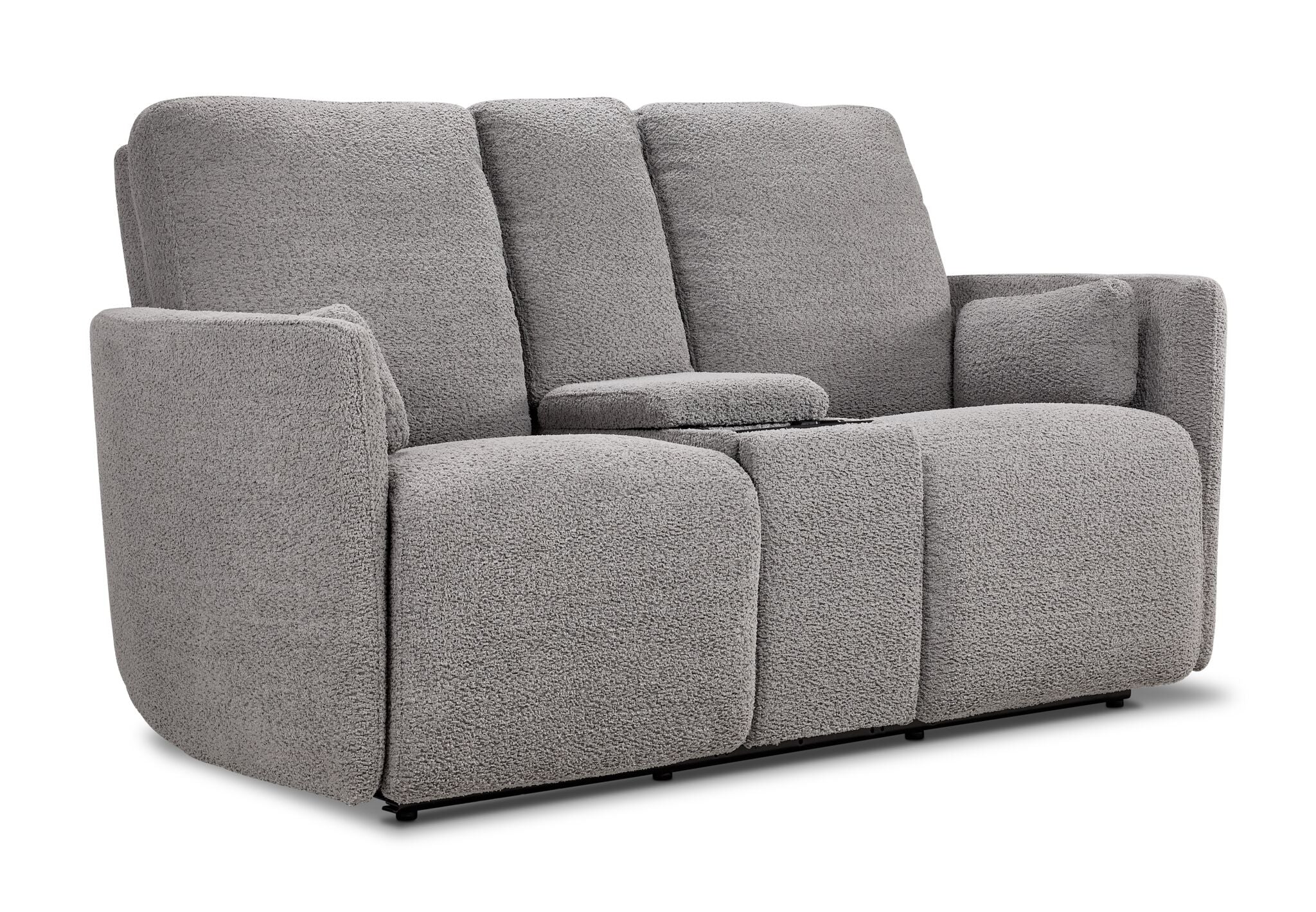 Alexis Power Reclining Sofa, Loveseat and Recliner Set - Grey - Image 3