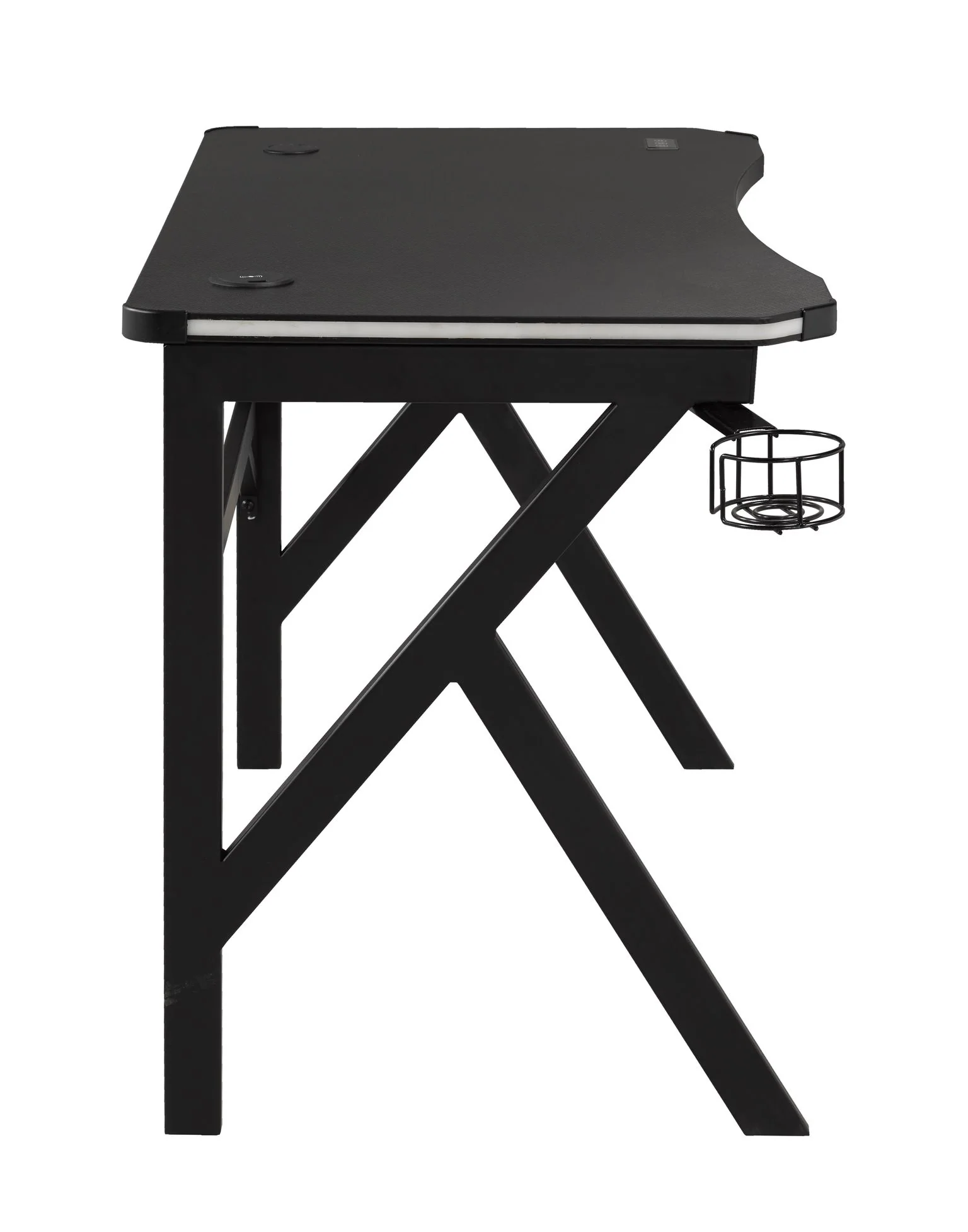Alina Gaming Desk - Black - Image 3