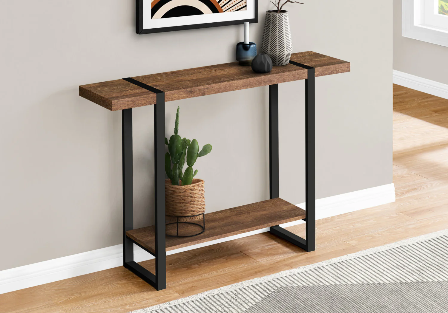 Allen Sofa Table - Rustic Brown - Image 12