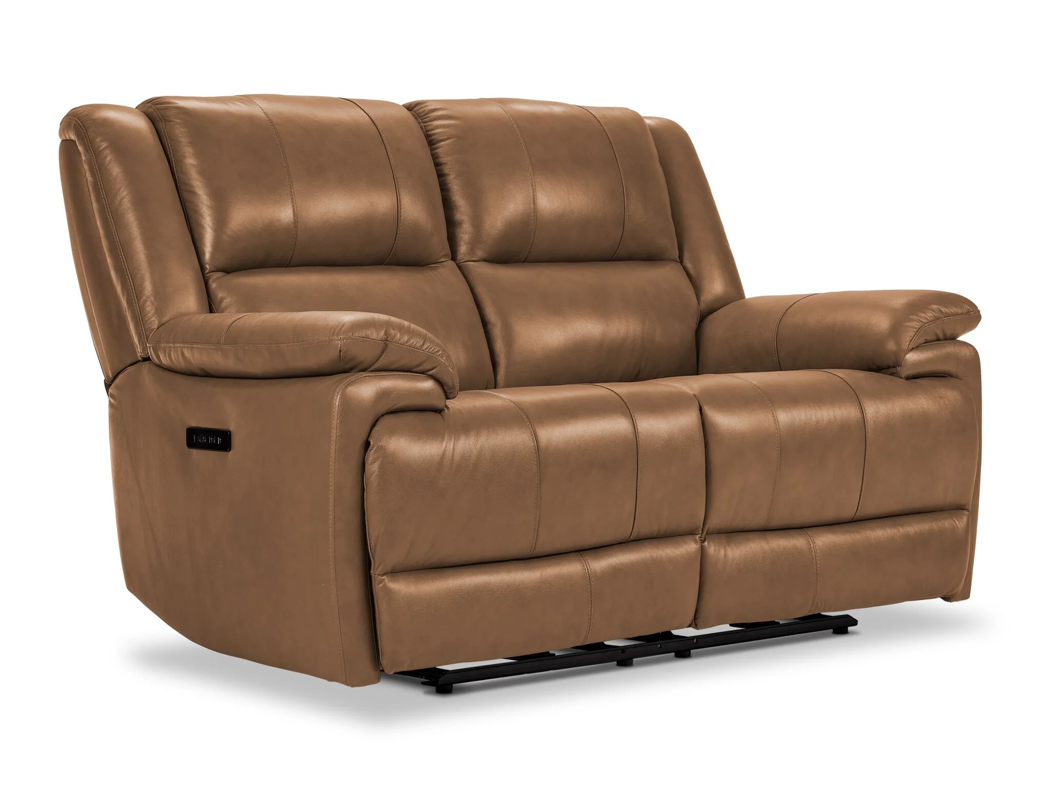 Allie Leather Dual Power Reclining Sofa, Loveseat and Recliner Set -Canyon - Image 3
