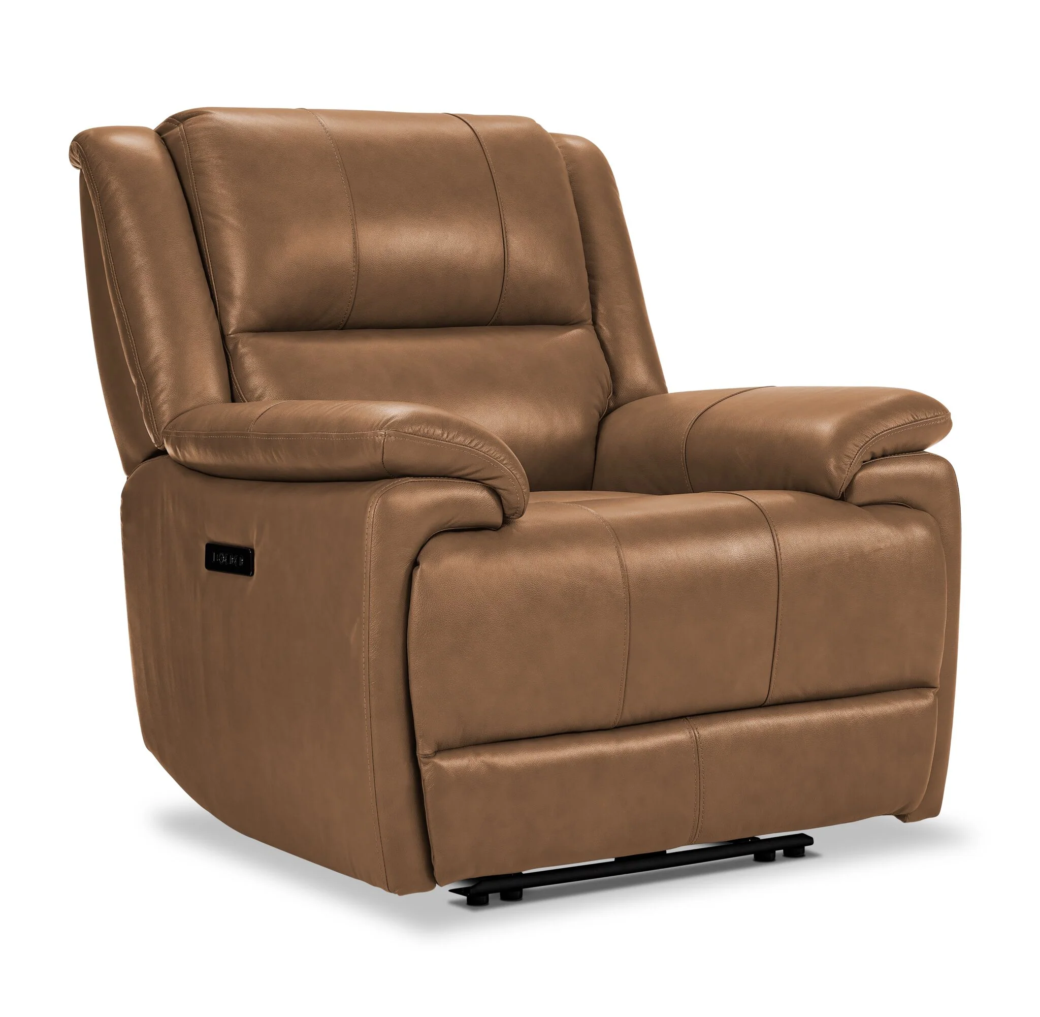 Allie Leather Dual Power Reclining Sofa, Loveseat and Recliner Set -Canyon - Image 4