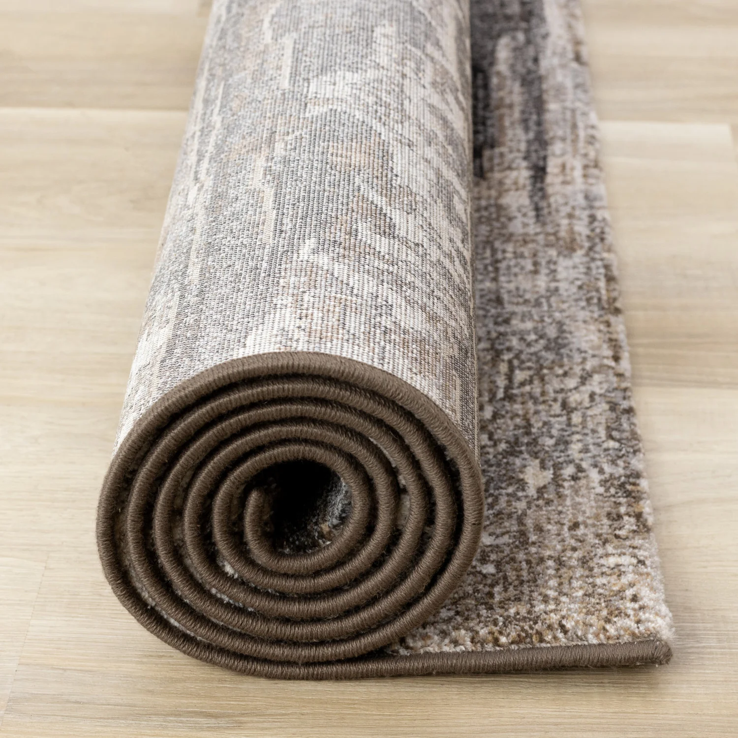 Allure Modern Dark Area Rug - 5' X 8' - Black/Brown - Image 13