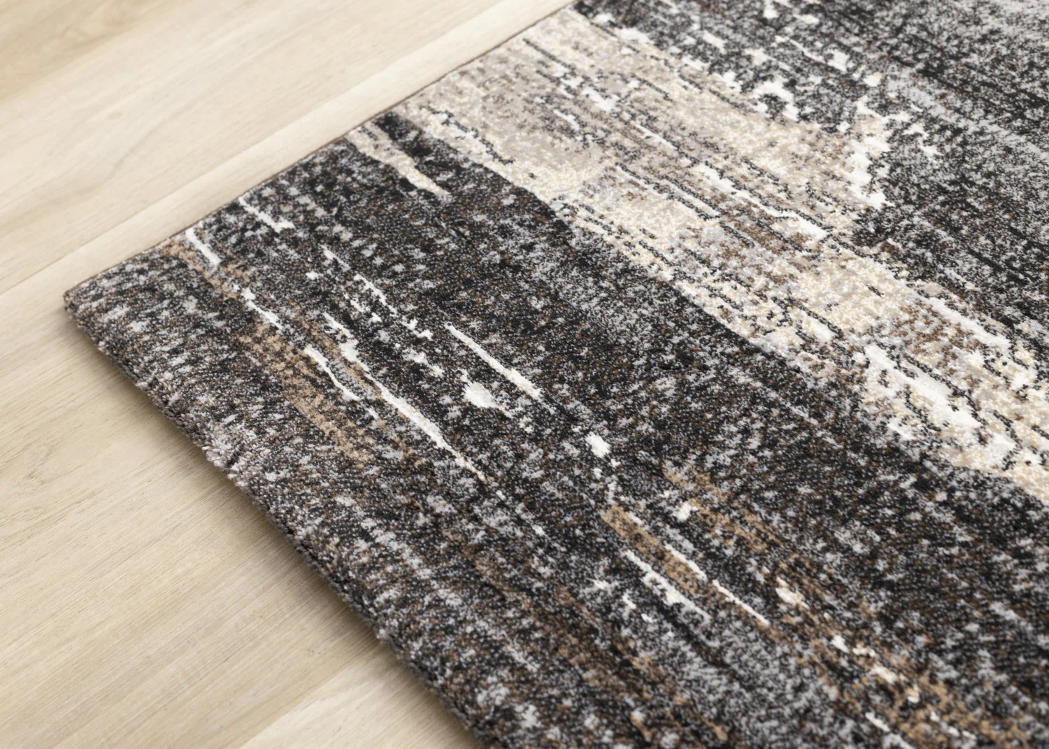 Allure Modern Dark Area Rug - 8' X 11' - Black/Brown - Image 12