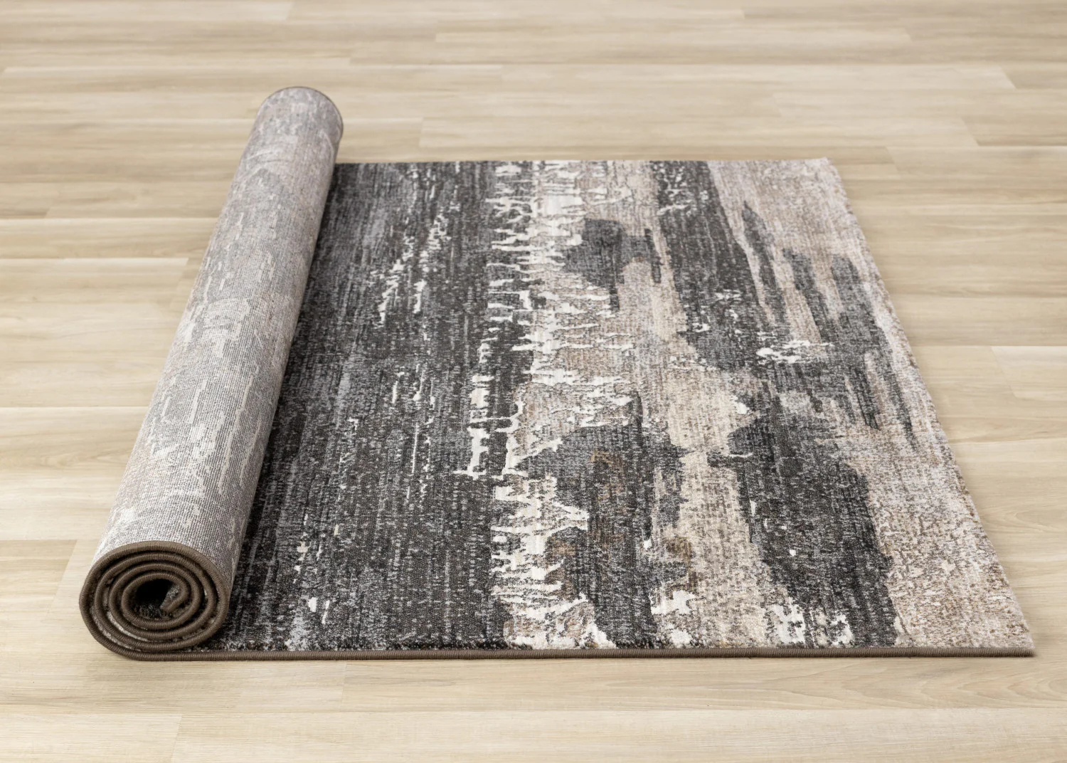 Allure Modern Dark Area Rug - 8' X 11' - Black/Brown - Image 8