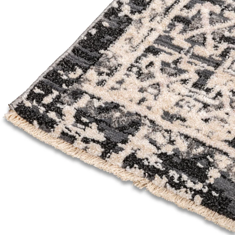 Alpena Traditional Rug - 3' x 5' - Black/Grey - Image 3