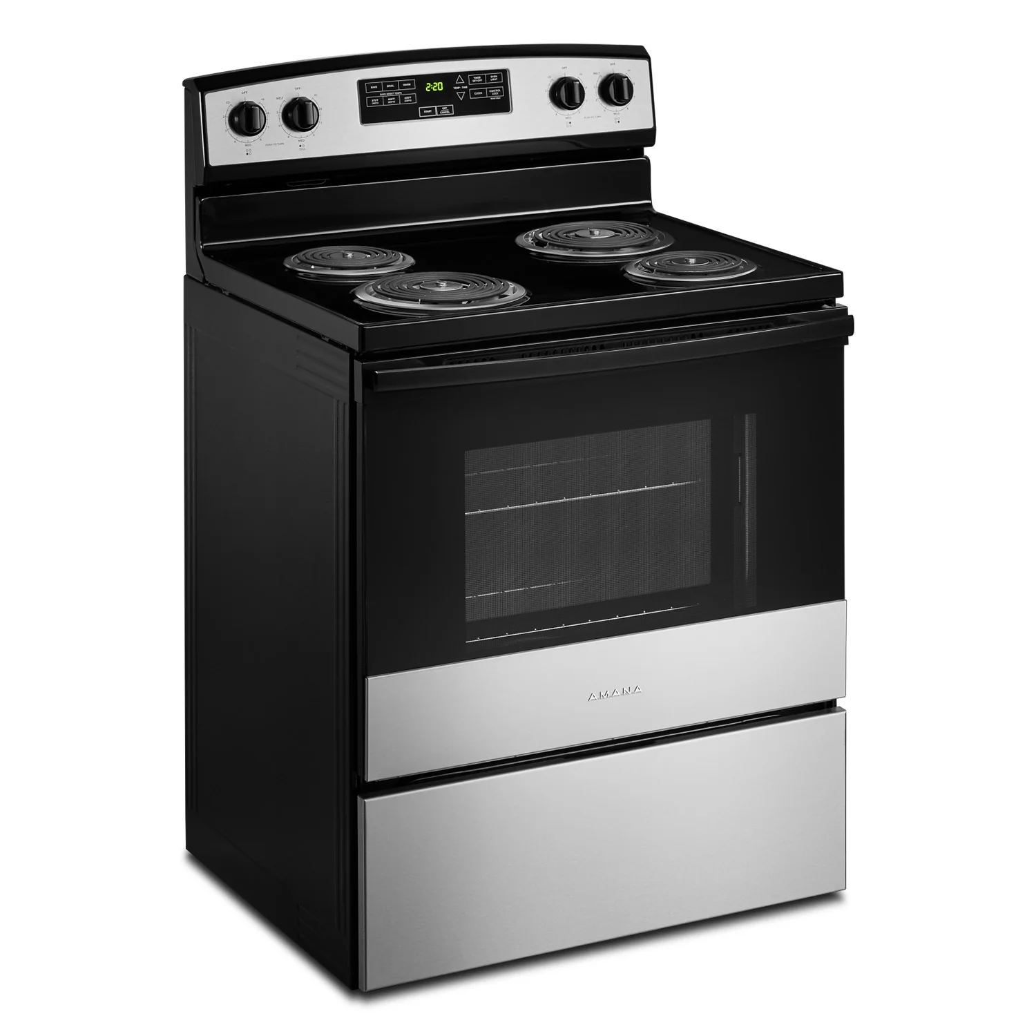 Amana 30" Stainless Steel Electric Range (4.80 Cu Ft) - YACR4303MMS - Image 2