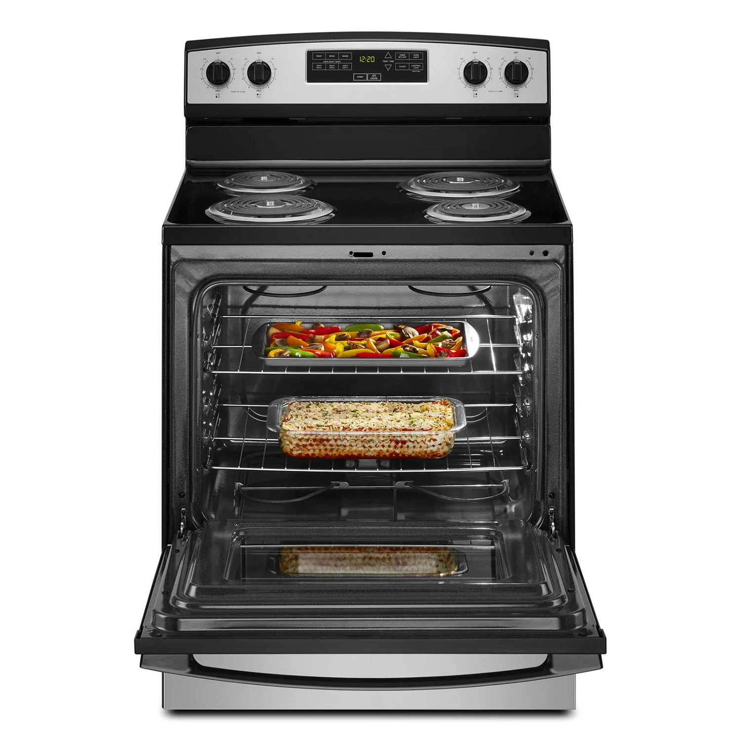 Amana 30" Stainless Steel Electric Range (4.80 Cu Ft) - YACR4303MMS - Image 5