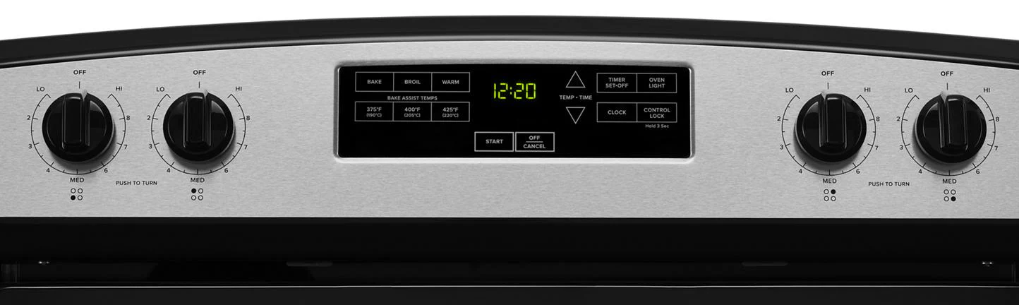 Amana 30" Stainless Steel Electric Range (4.80 Cu Ft) - YACR4303MMS - Image 6
