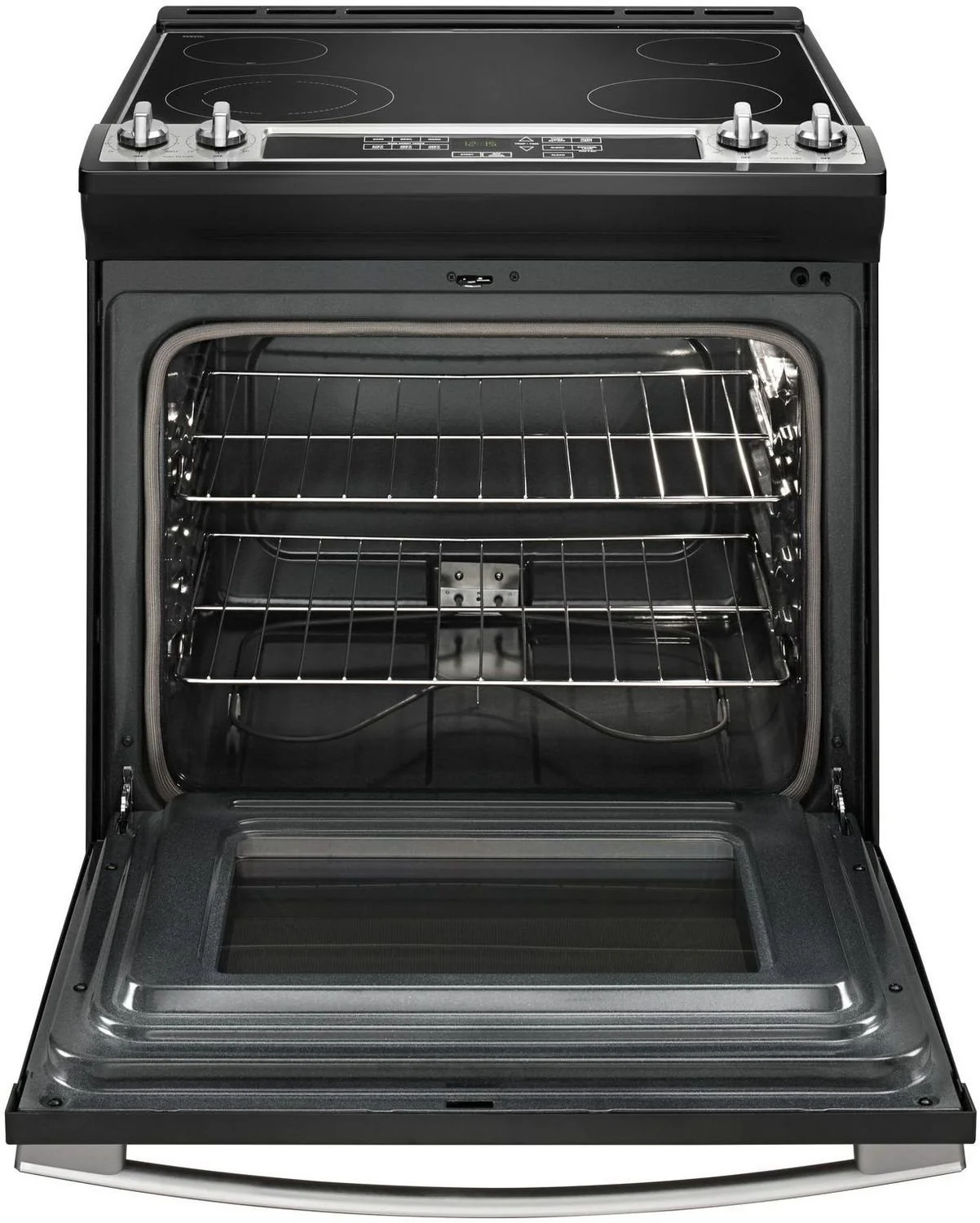 Amana Black-on-Stainless Steel Slide-In Electric Range (4.8 Cu. Ft.) - YAES6603SFS - Image 6