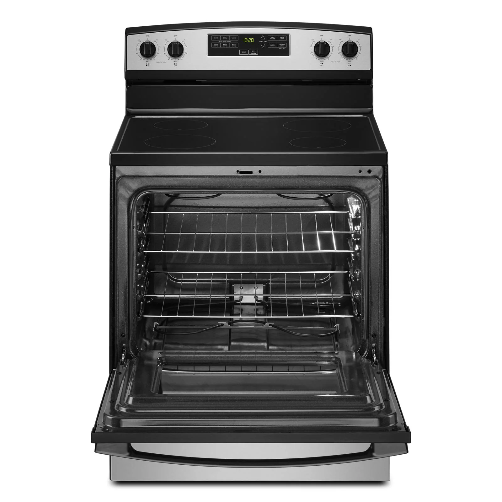 Amana Stainless Steel Freestanding Electric Range (4.8 Cu. Ft.) - YAER6203MSS - Image 3