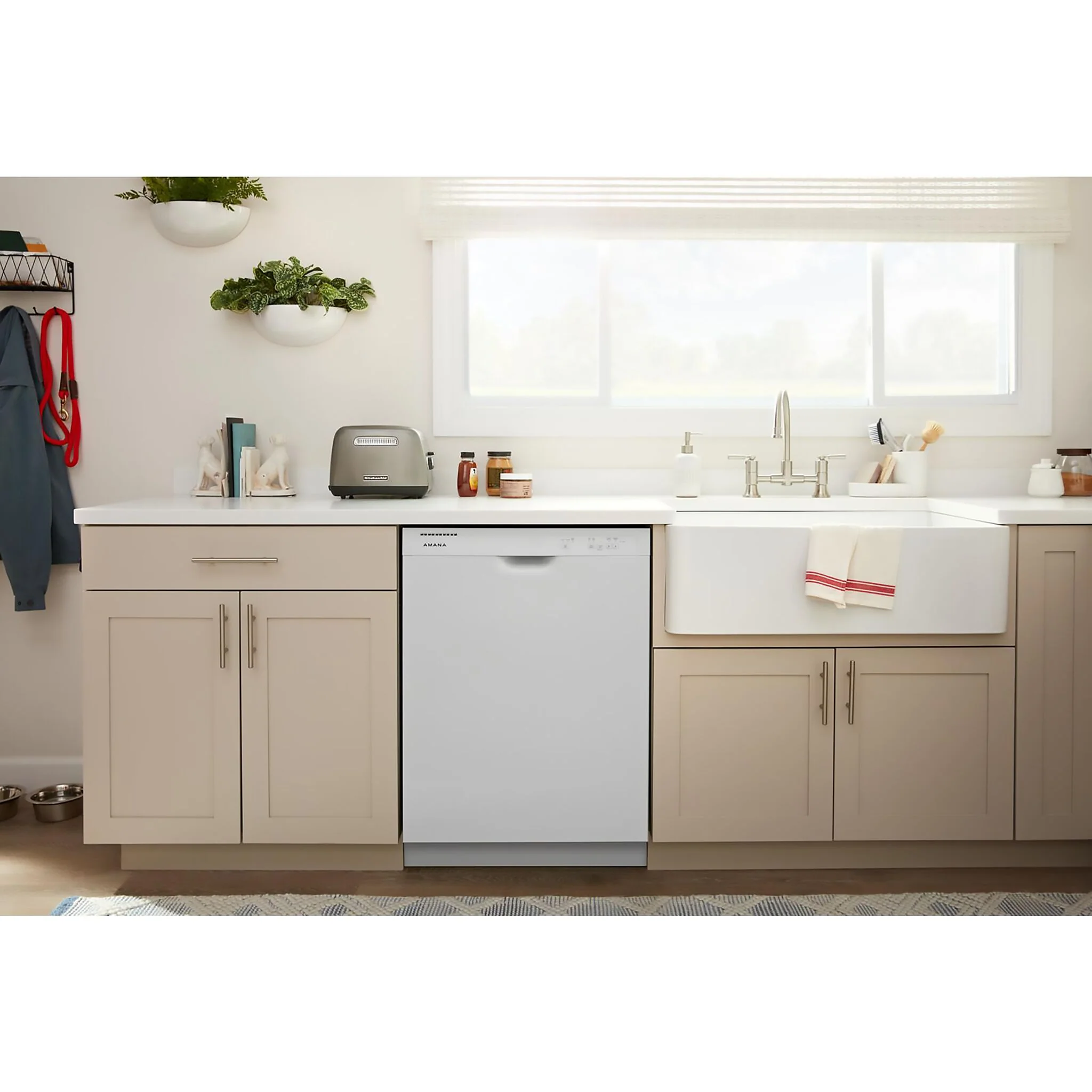 Amana White Dishwasher with Quick Wash Cycle - ADFS2524RW - Image 2