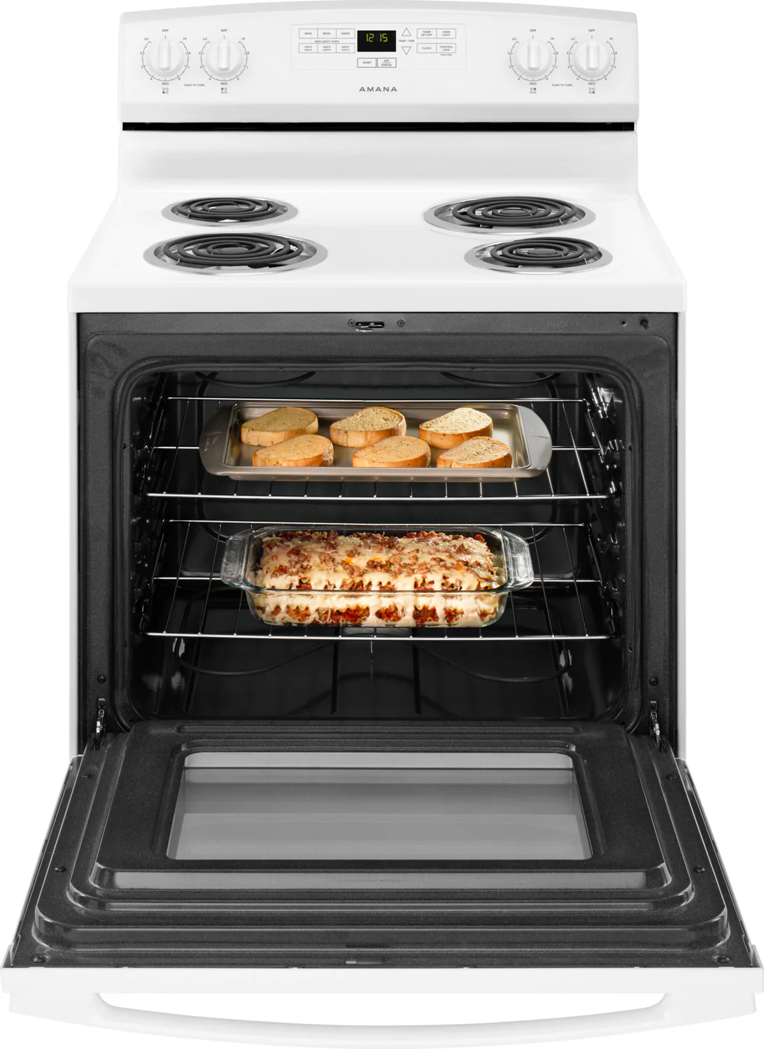 Amana White Freestanding Electric Range (4.8 Cu. Ft.) - YACR4303MFW - Image 6