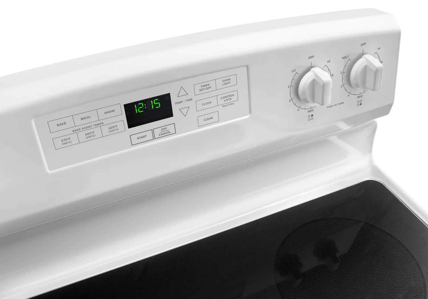 Amana White Freestanding Electric Range (4.8 Cu. Ft.) - YAER6603SFW - Image 3
