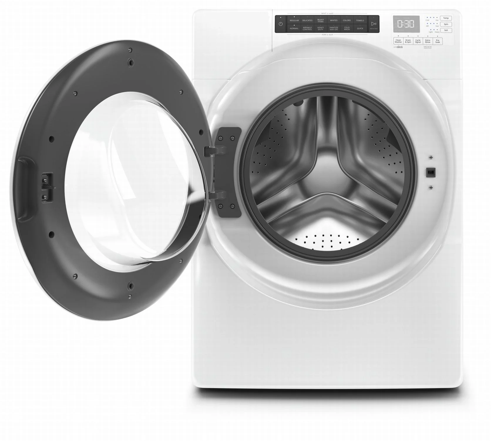 Amana White Front Load Washer (5.0 Cu.Ft.) - NFW5800HW - Image 2