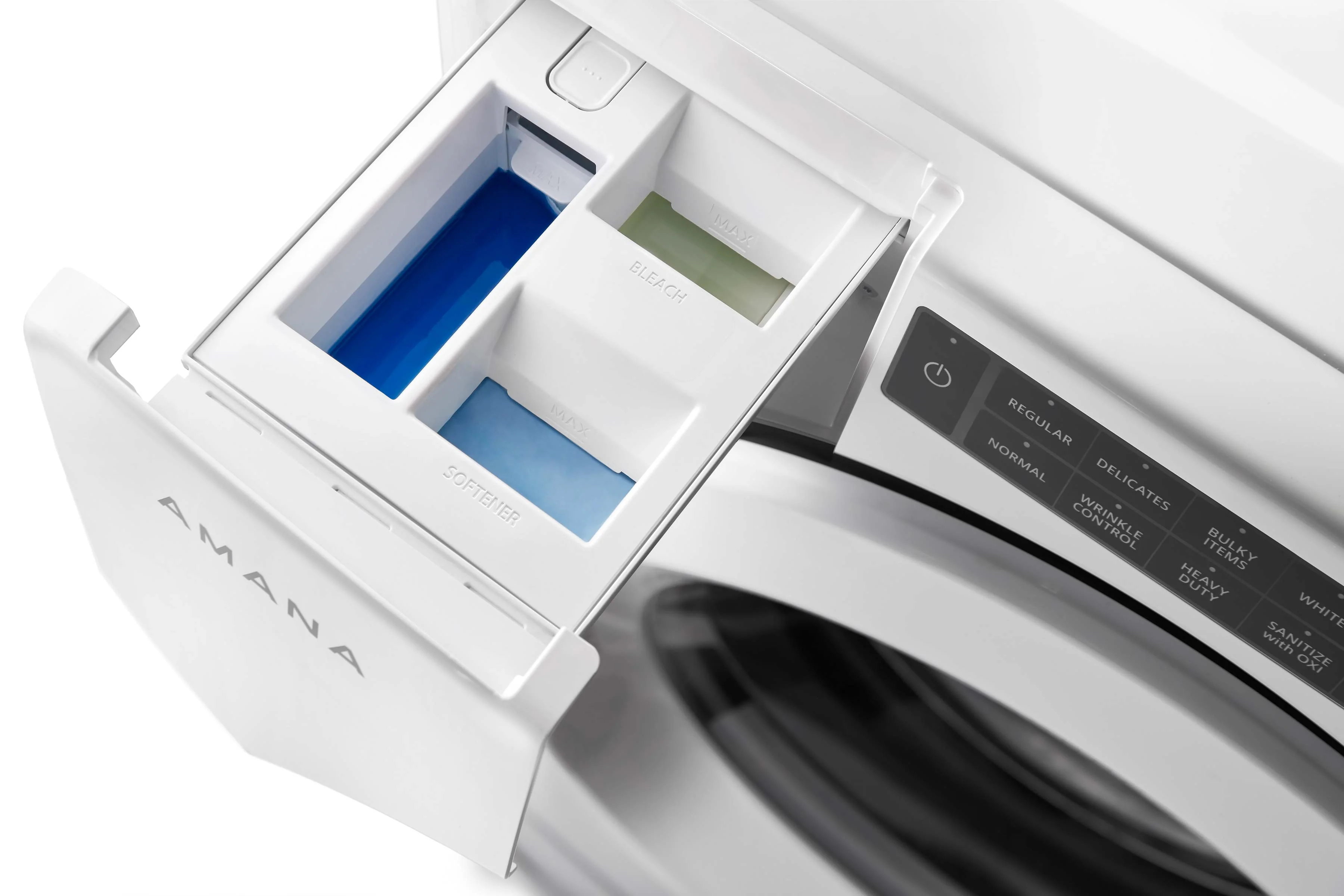 Amana White Front Load Washer (5.0 Cu.Ft.) - NFW5800HW - Image 3
