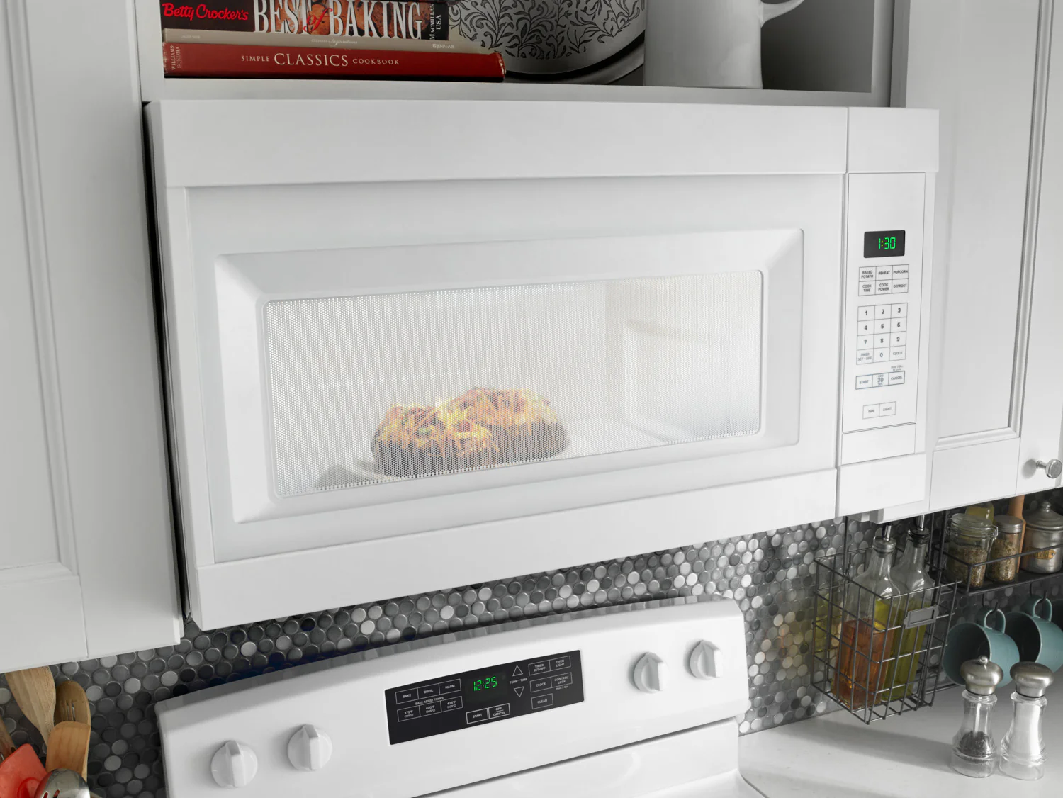 Amana White Over-the-Range Microwave (1.6 Cu. Ft.) - YAMV2307PFW - Image 2
