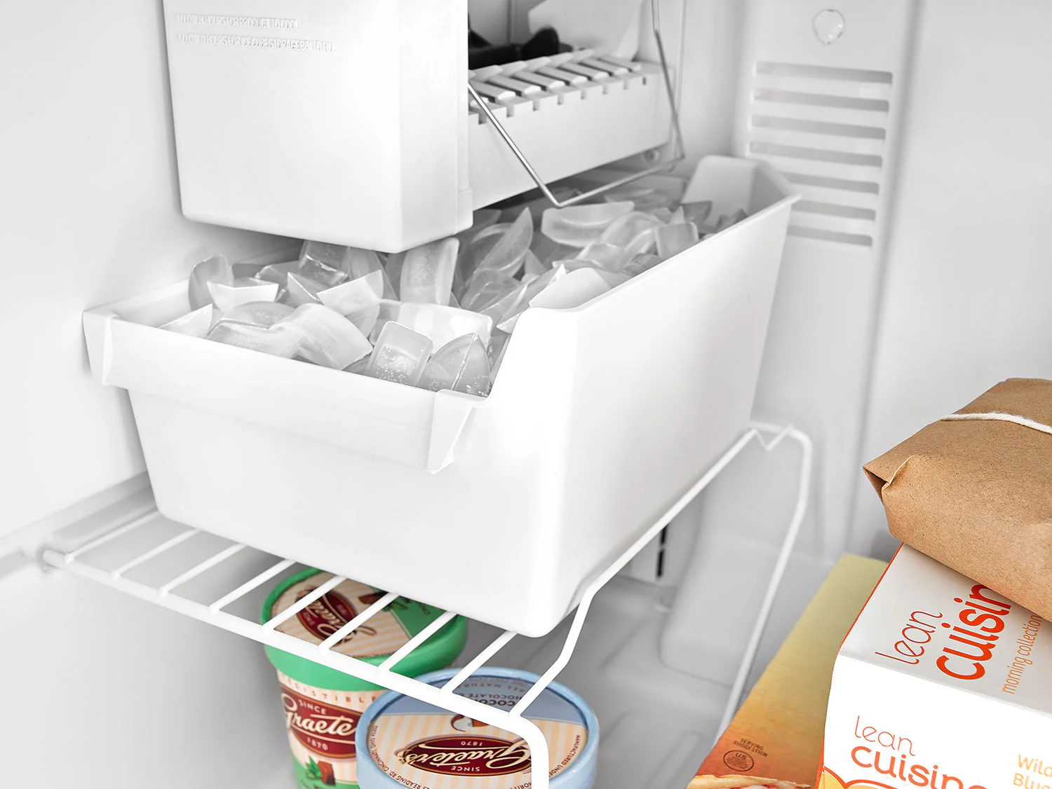Amana 28" 14.3 Cu. Ft. White Top-Freezer Refrigerator - ART104TFDW - Image 4