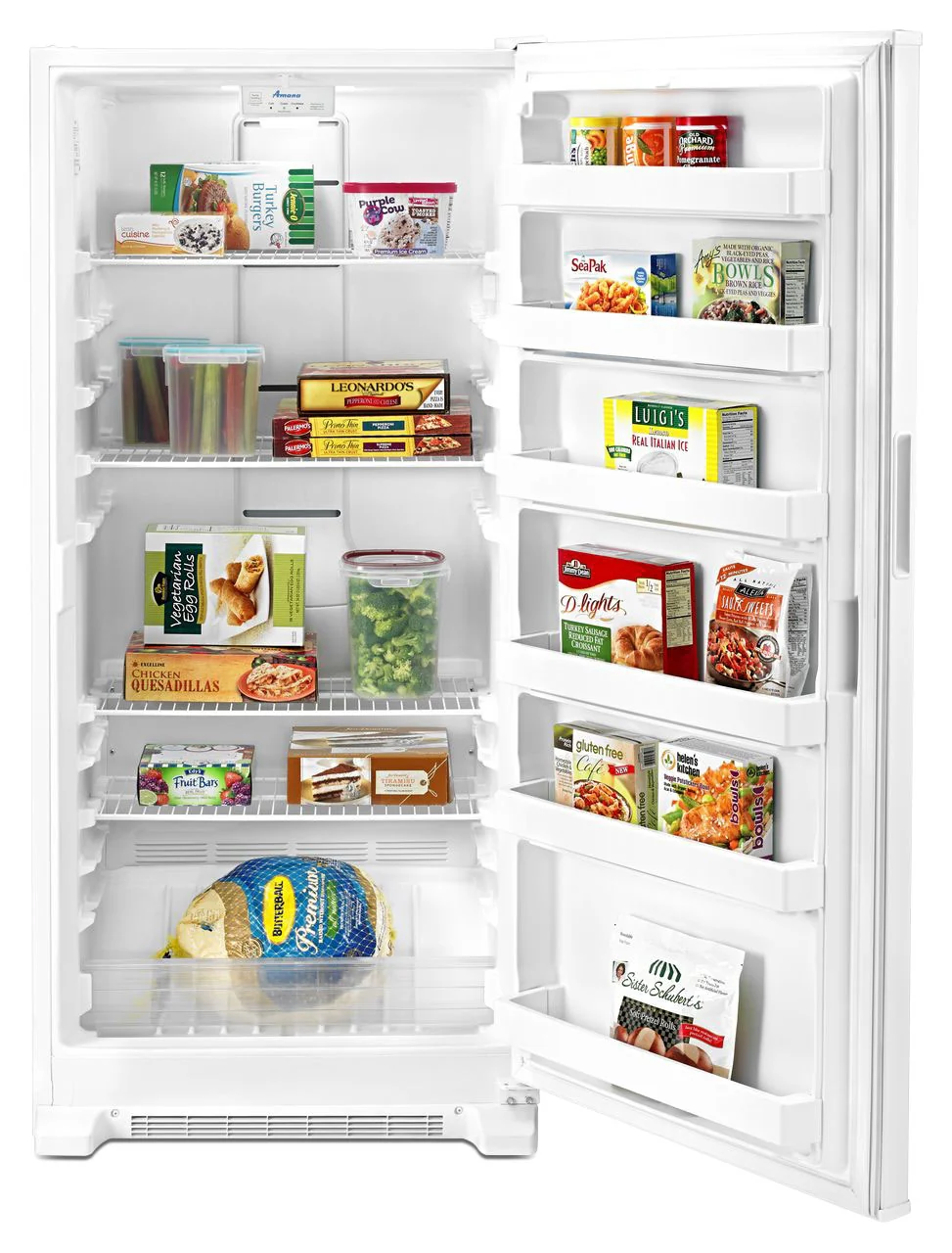 Amana White Frost Free Upright Freezer (18 Cu. Ft) - AZF33X18DW - Image 3