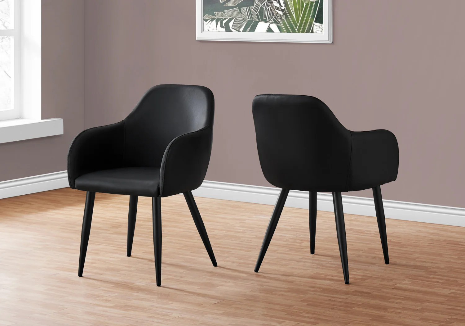 Amara Dining Chair - Black - Set Of Two - Image 2