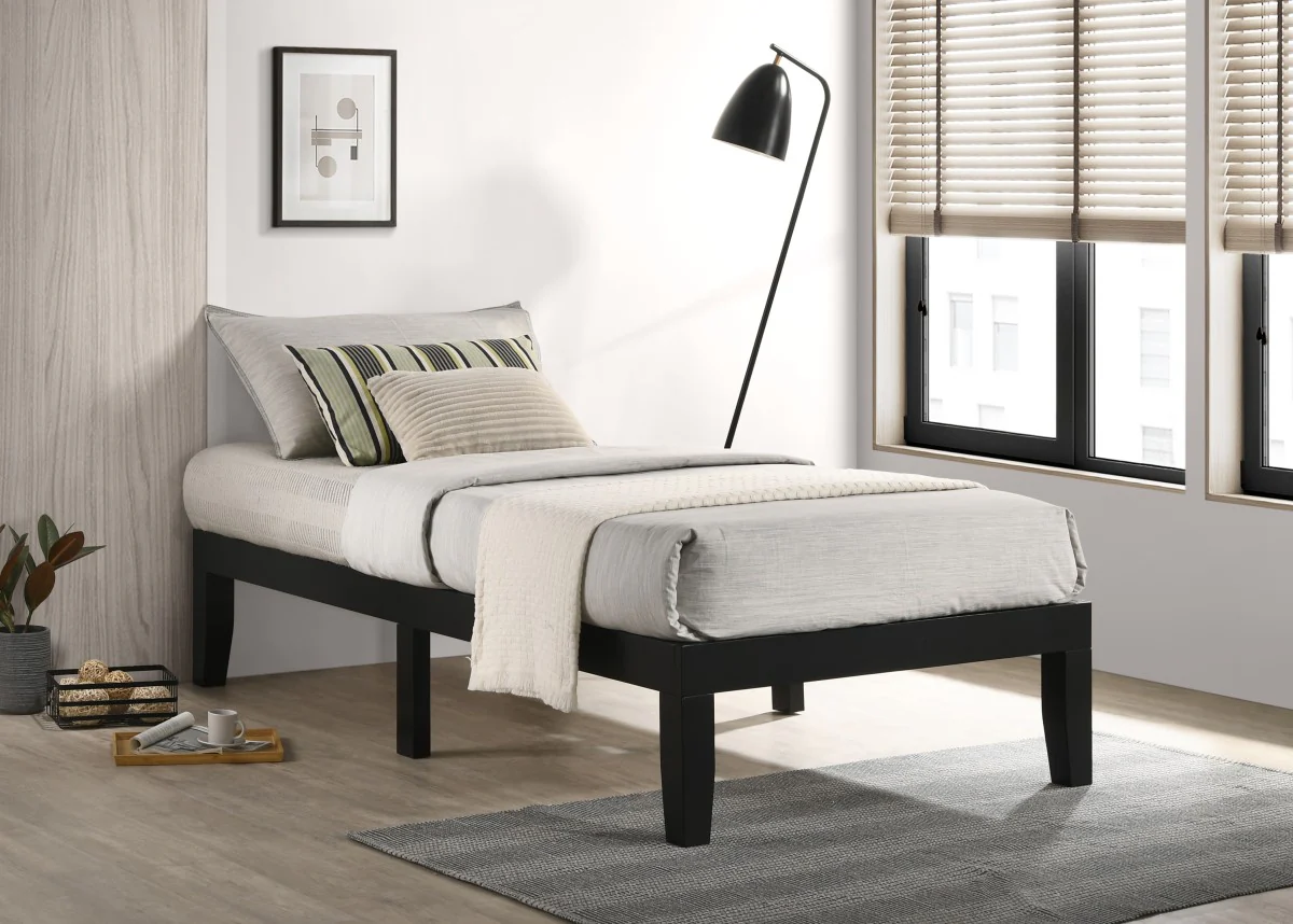 Amira Twin Platform Bed - Black - Image 2