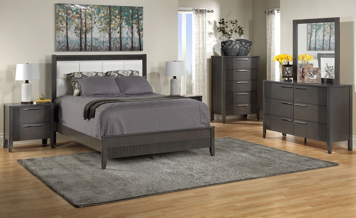 Amy Mirror - Grey - Image 2