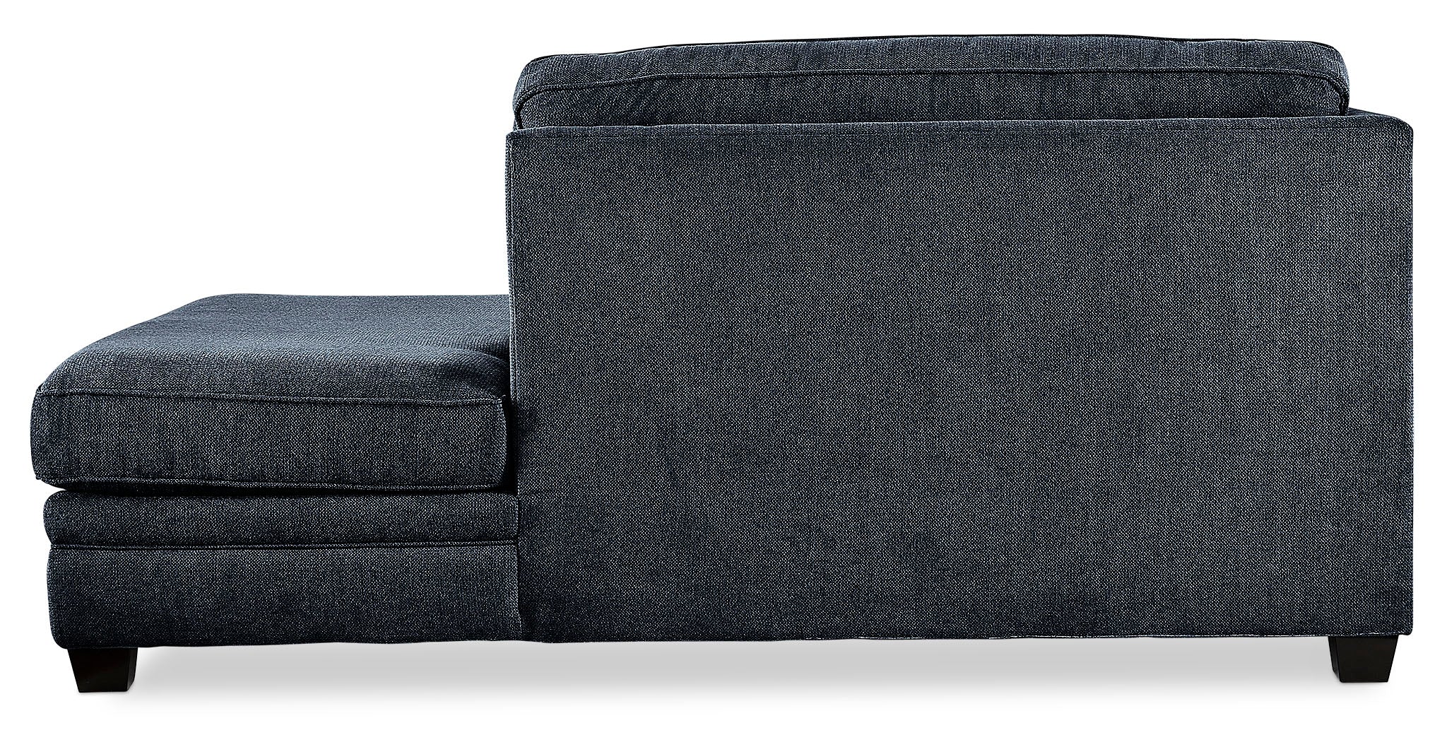 Anatasia 2-Piece Sectional with Right-Facing Chaise - Navy - Image 3